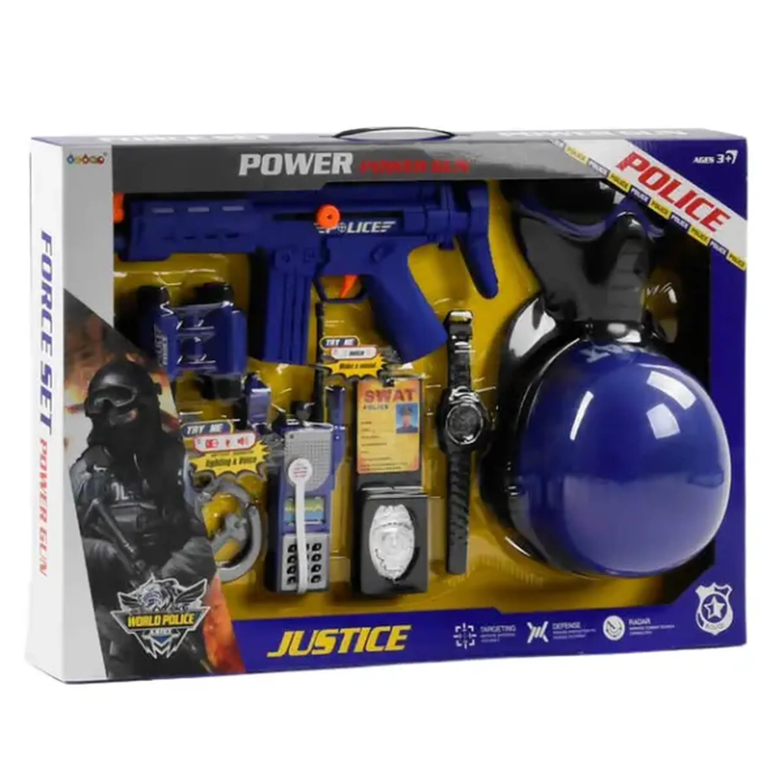 Set de joc Poliție cu accesorii (cu lumini/sunete)