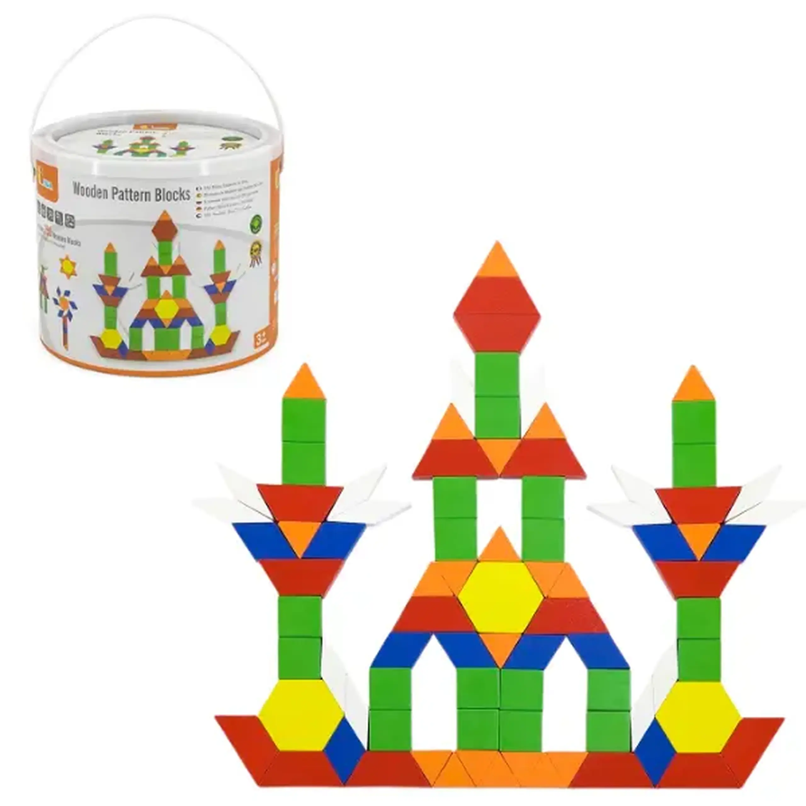 Set de 250 cuburi geometrice