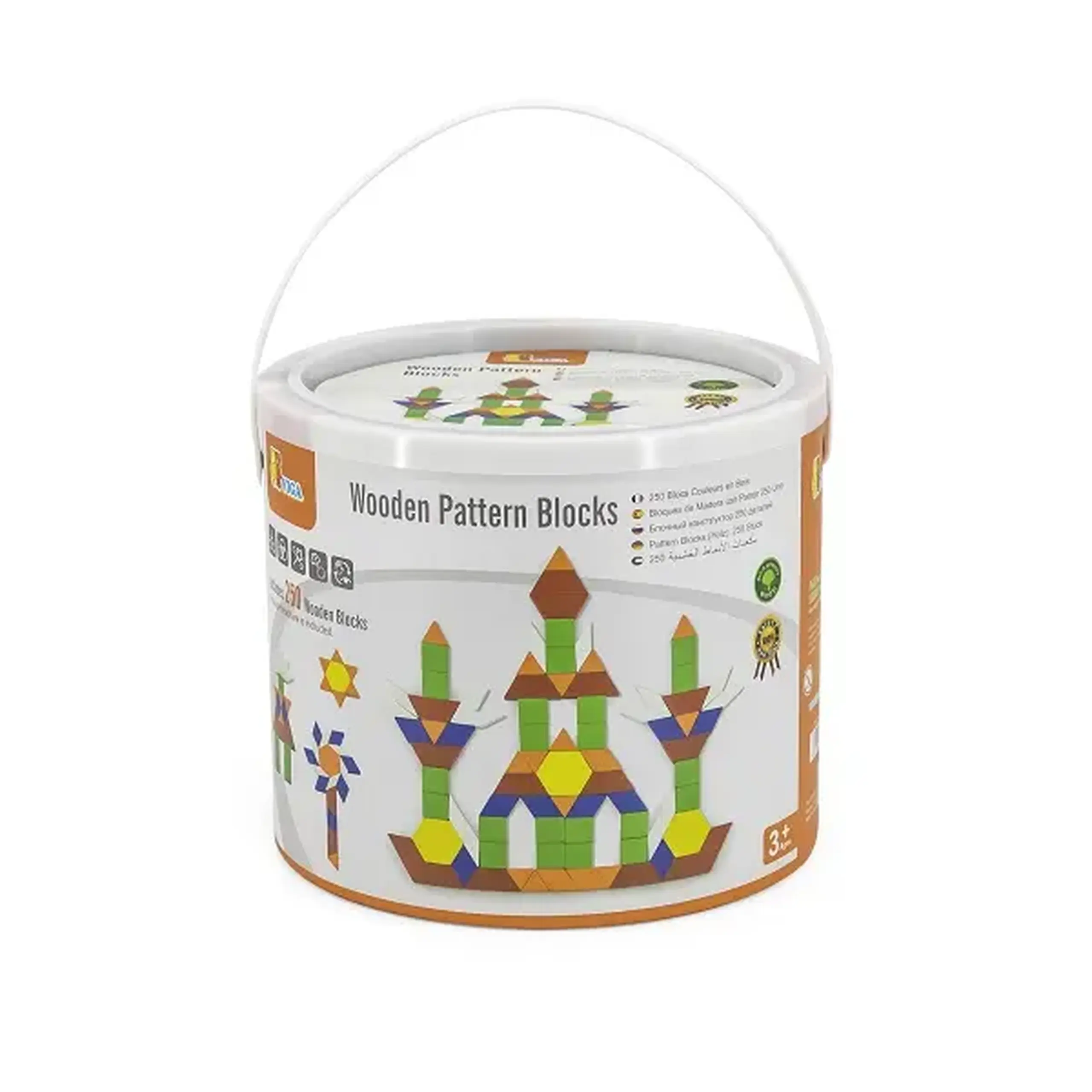 Set de 250 cuburi geometrice