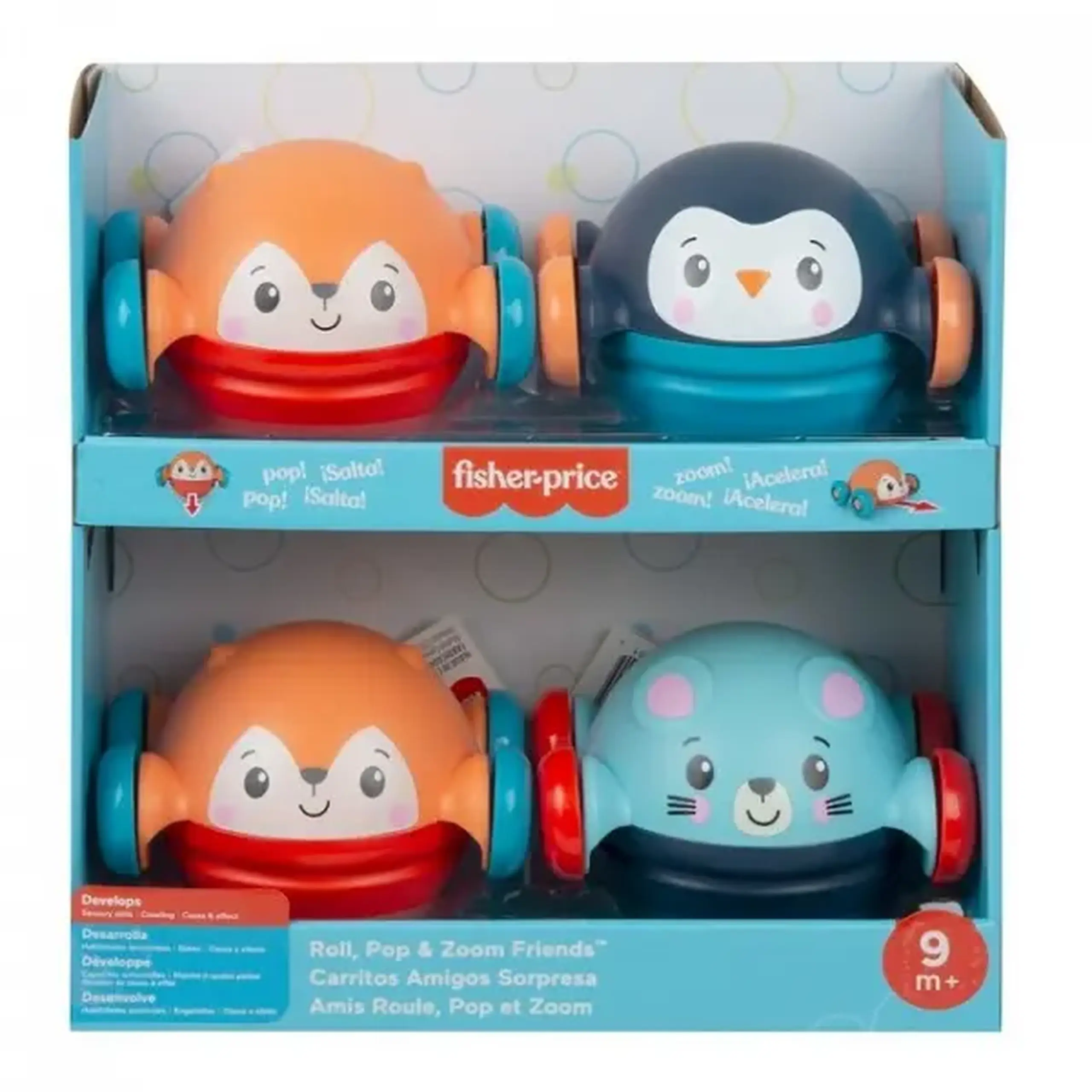 Fisher-Price Animalute pe rotile (as.)
