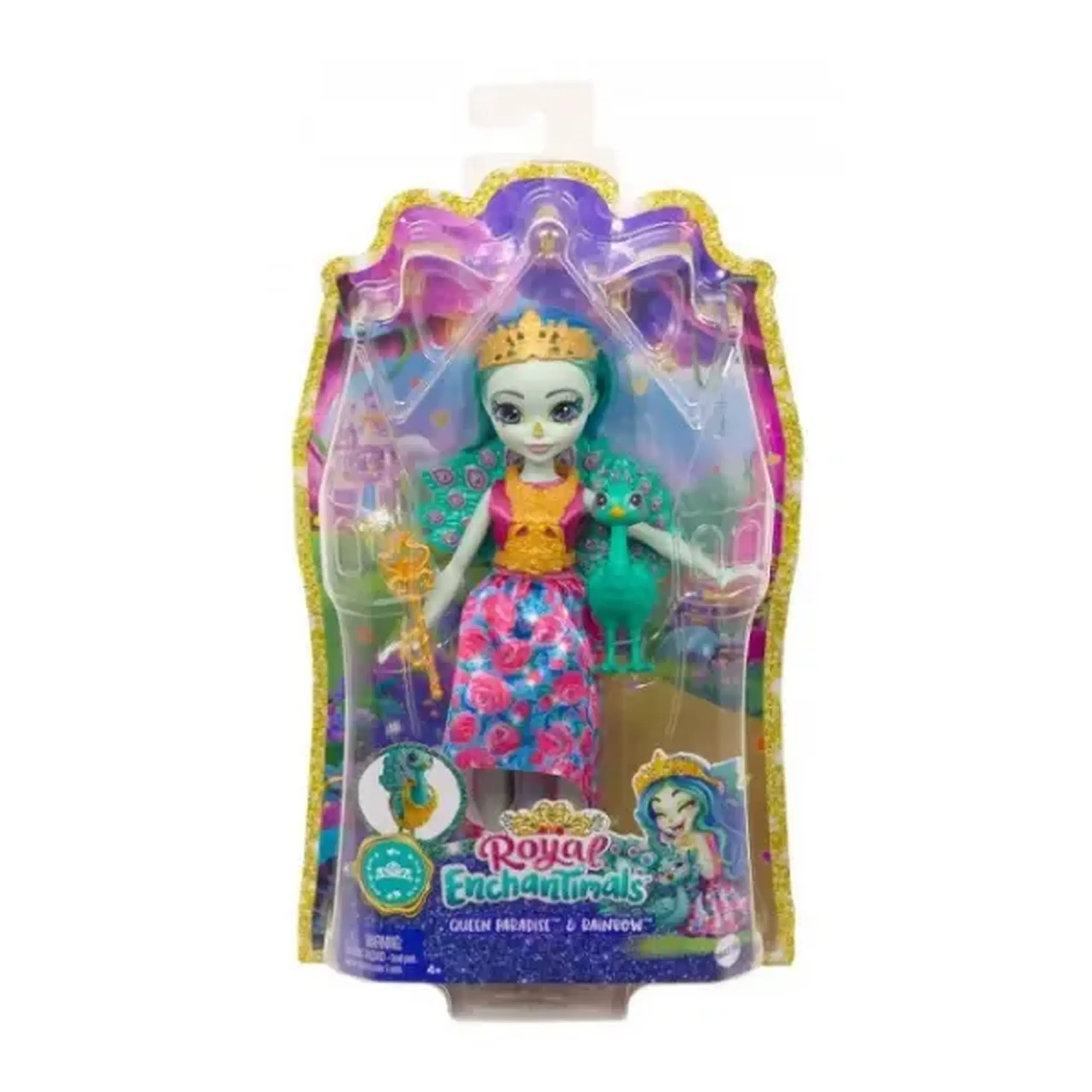 Papusa Enchantimals "Queen Paradise & Rainbow"