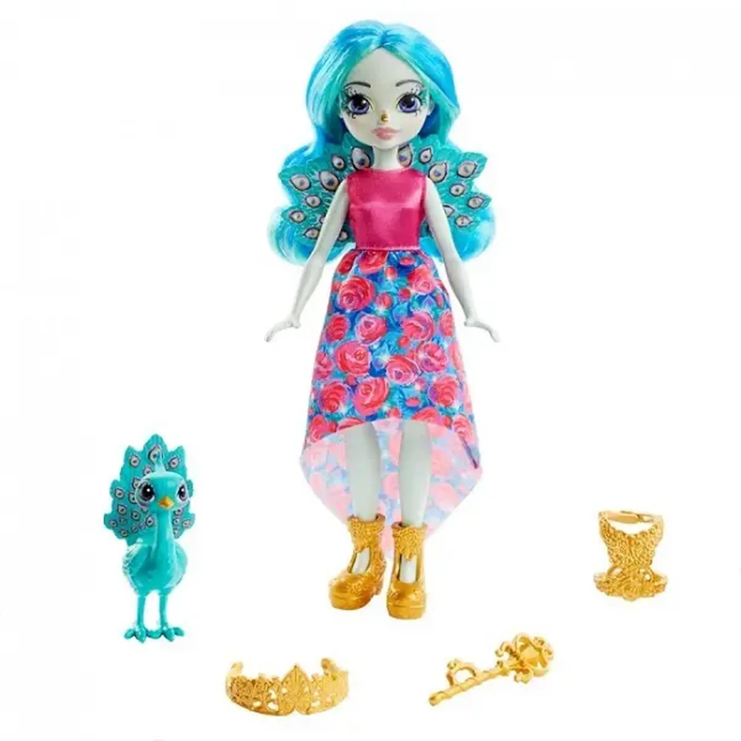 Papusa Enchantimals "Queen Paradise & Rainbow"