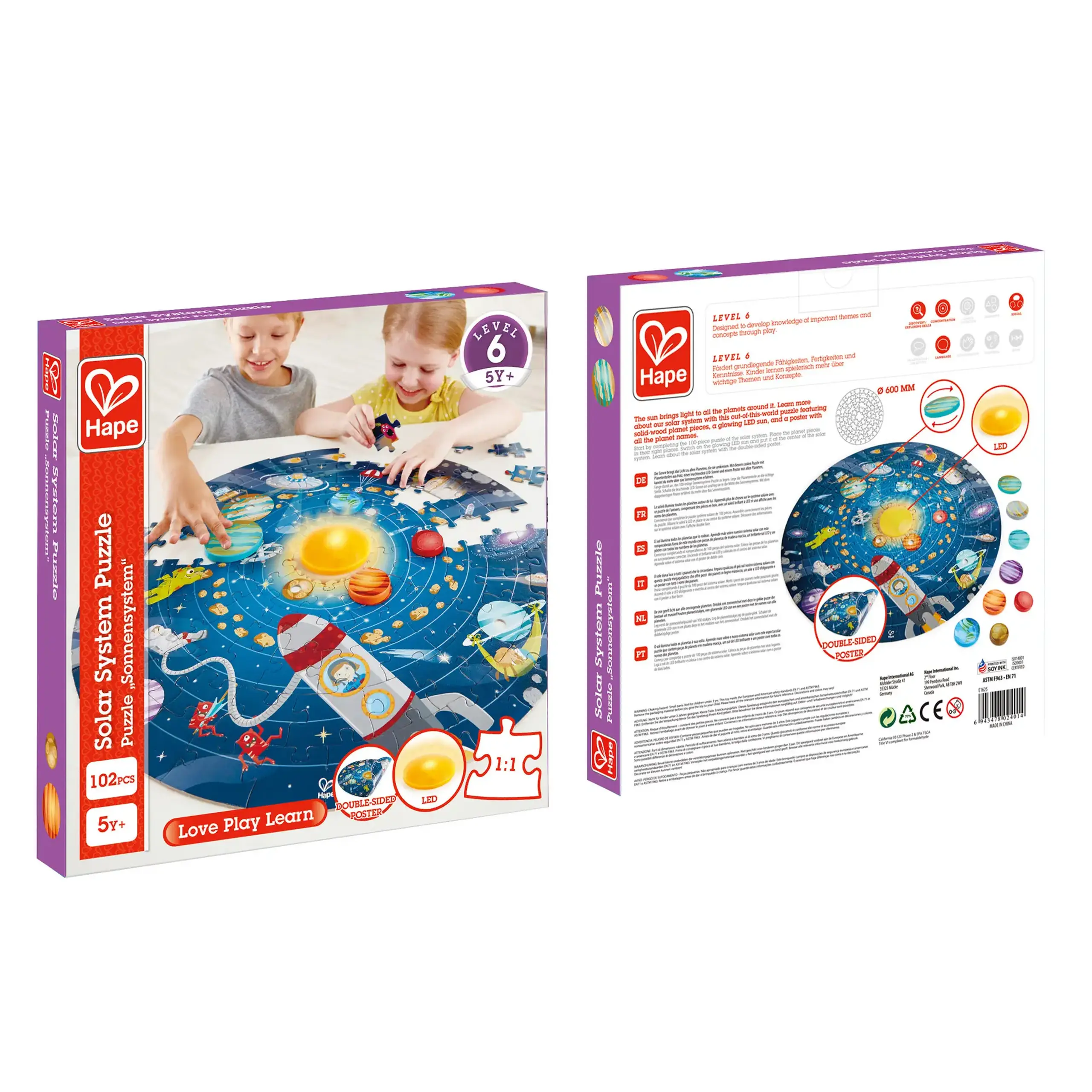 Puzzle "Sistemul solar", 102 elem.