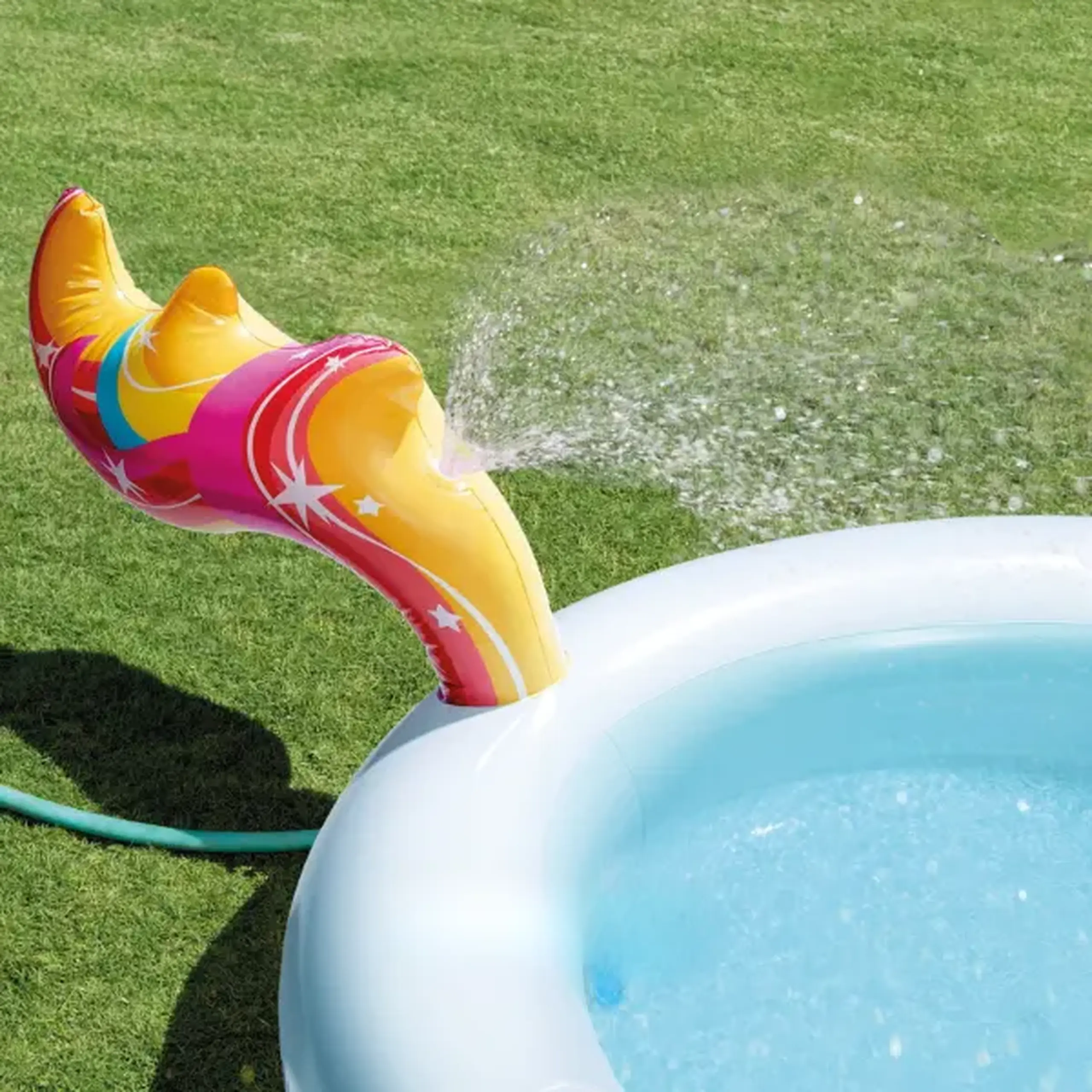 INTEX Piscină gonflabilă pentru copii cu baldachin "Unicorn" 254x132x109 cm, 130 L, 2+