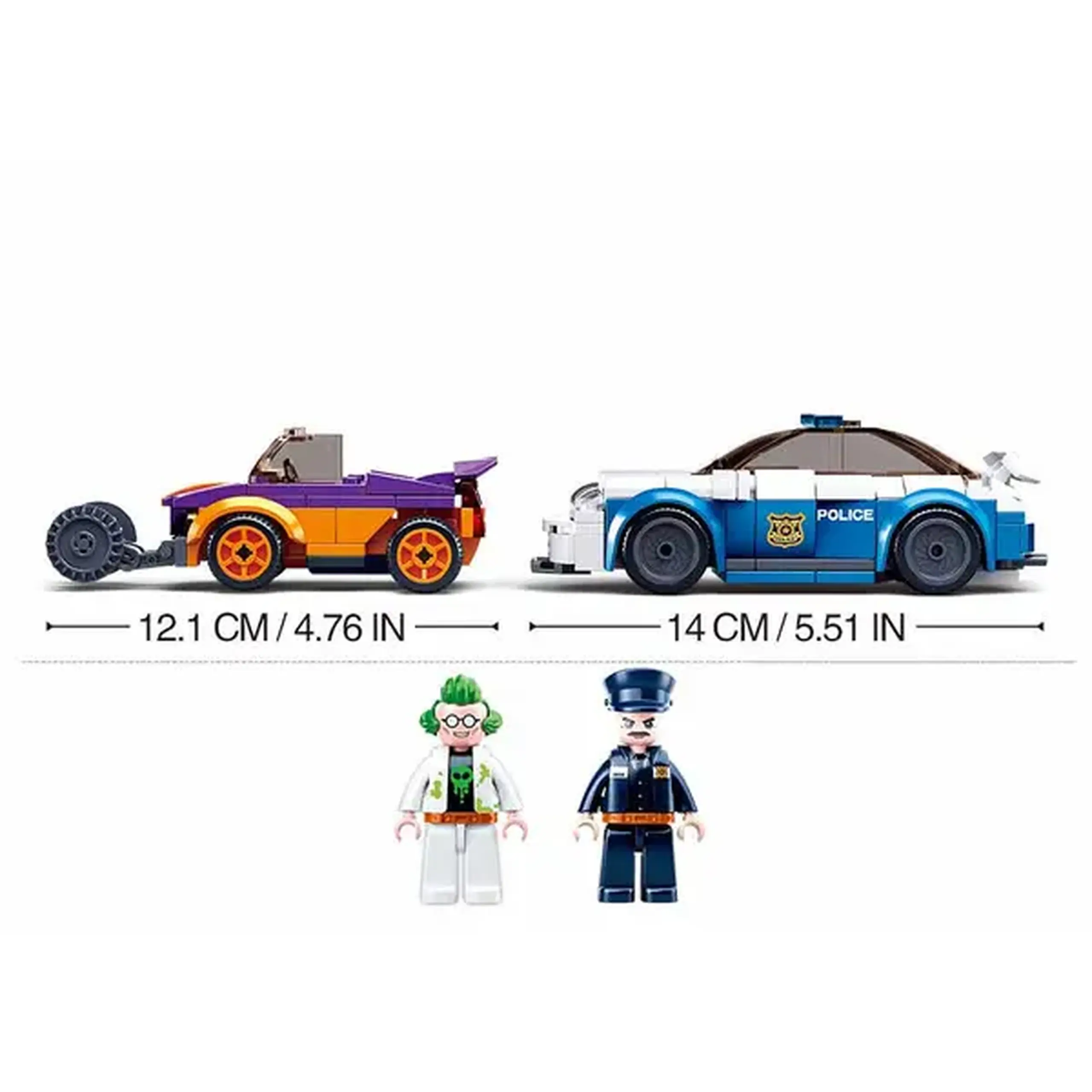 Set de construcție ”Inspecţie pe autostradă” cu inerție, 264 elem.