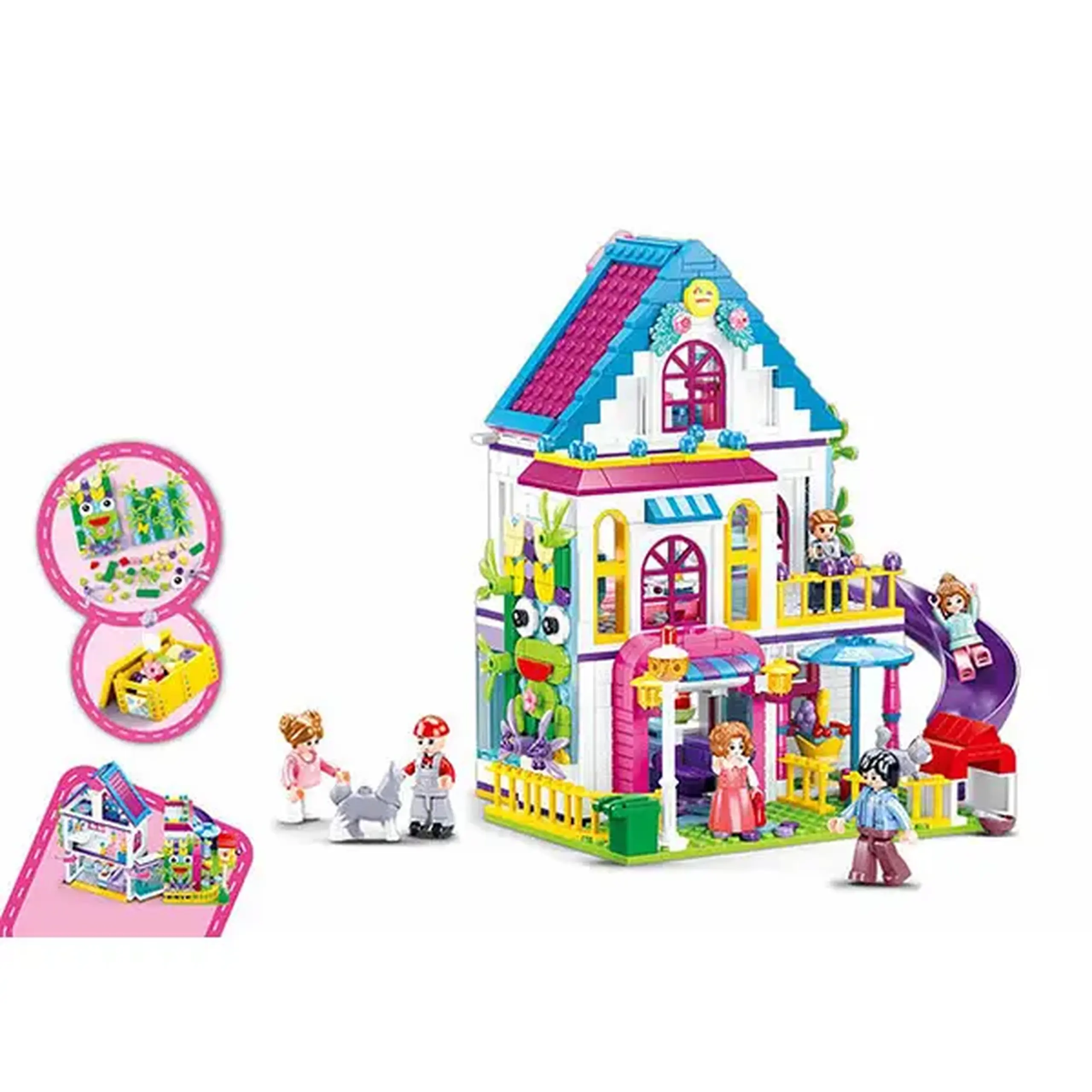 Set de construcție ”Vila de la țară”, 727 elem.