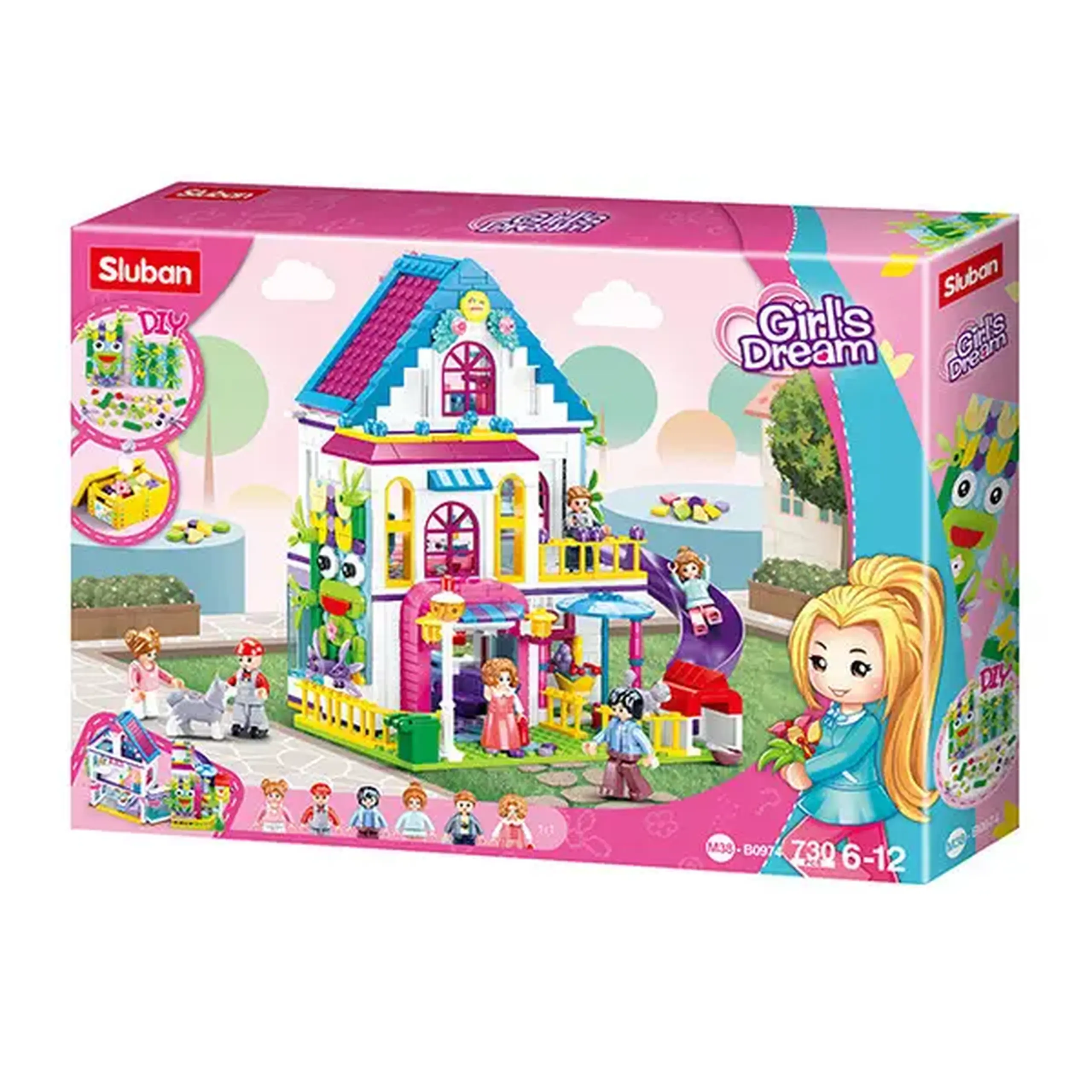 Set de construcție ”Vila de la țară”, 727 elem.