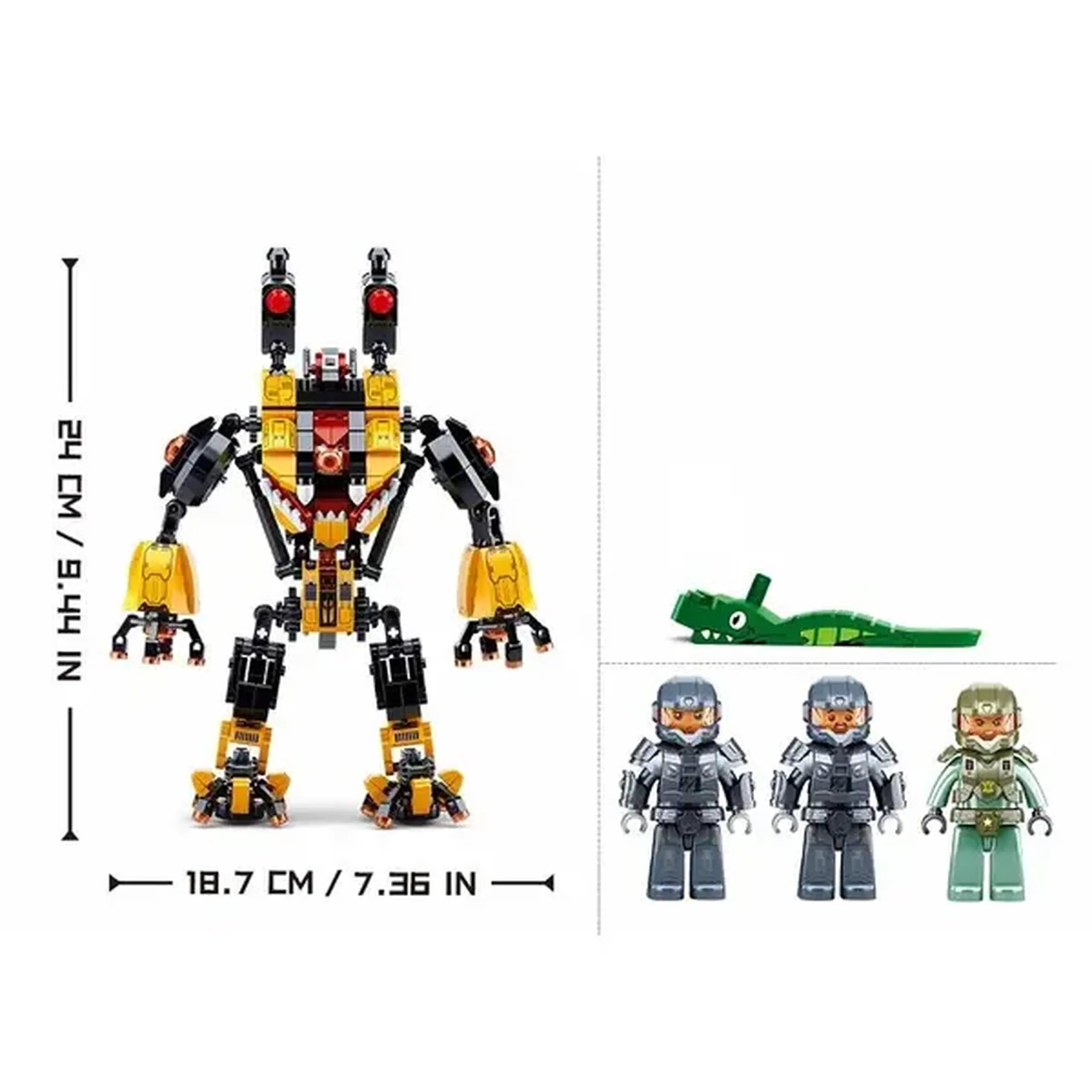 Set de construcție „Robot inchizitor”, 997 elem.