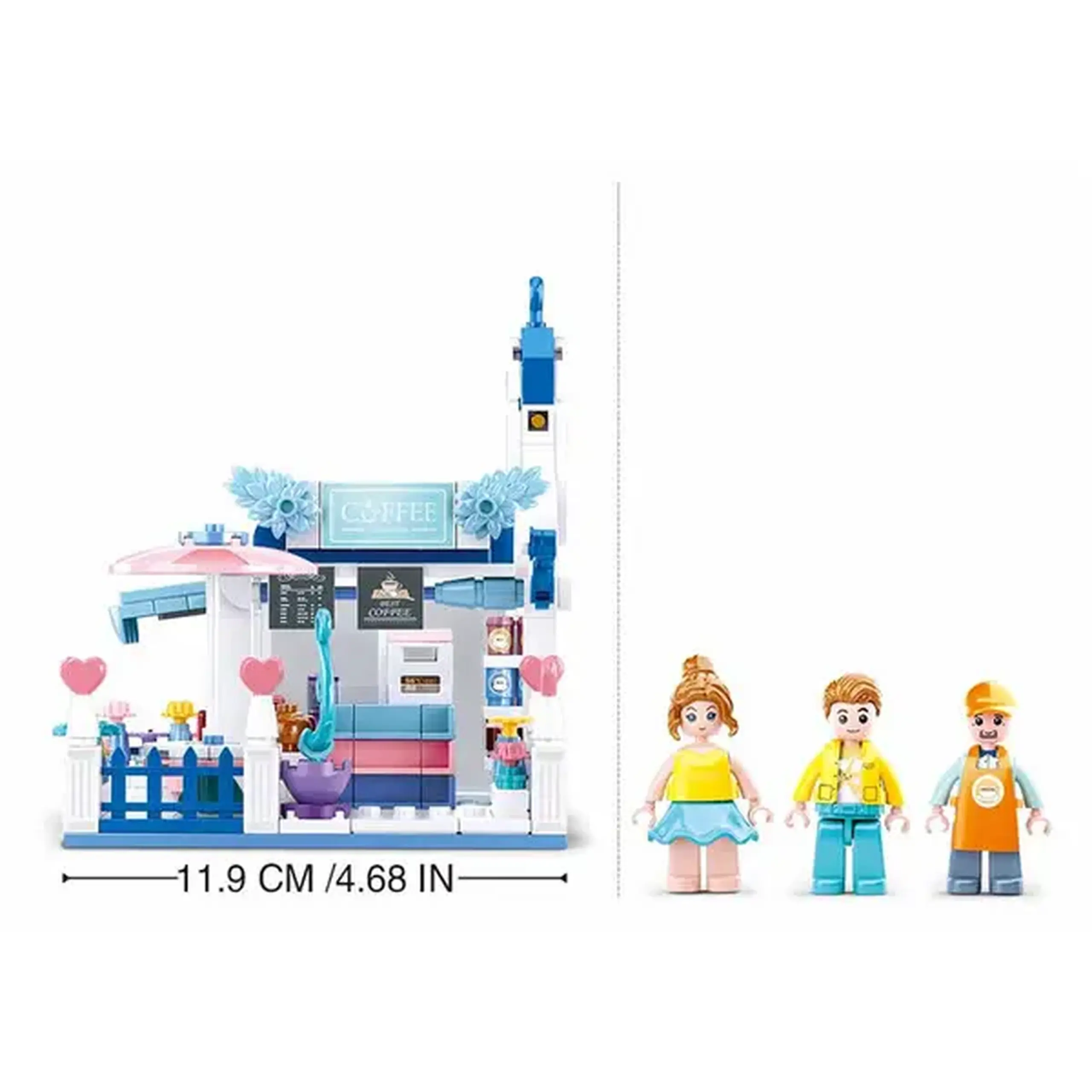 Set de construcție ”Cafenea”, 289 elem.