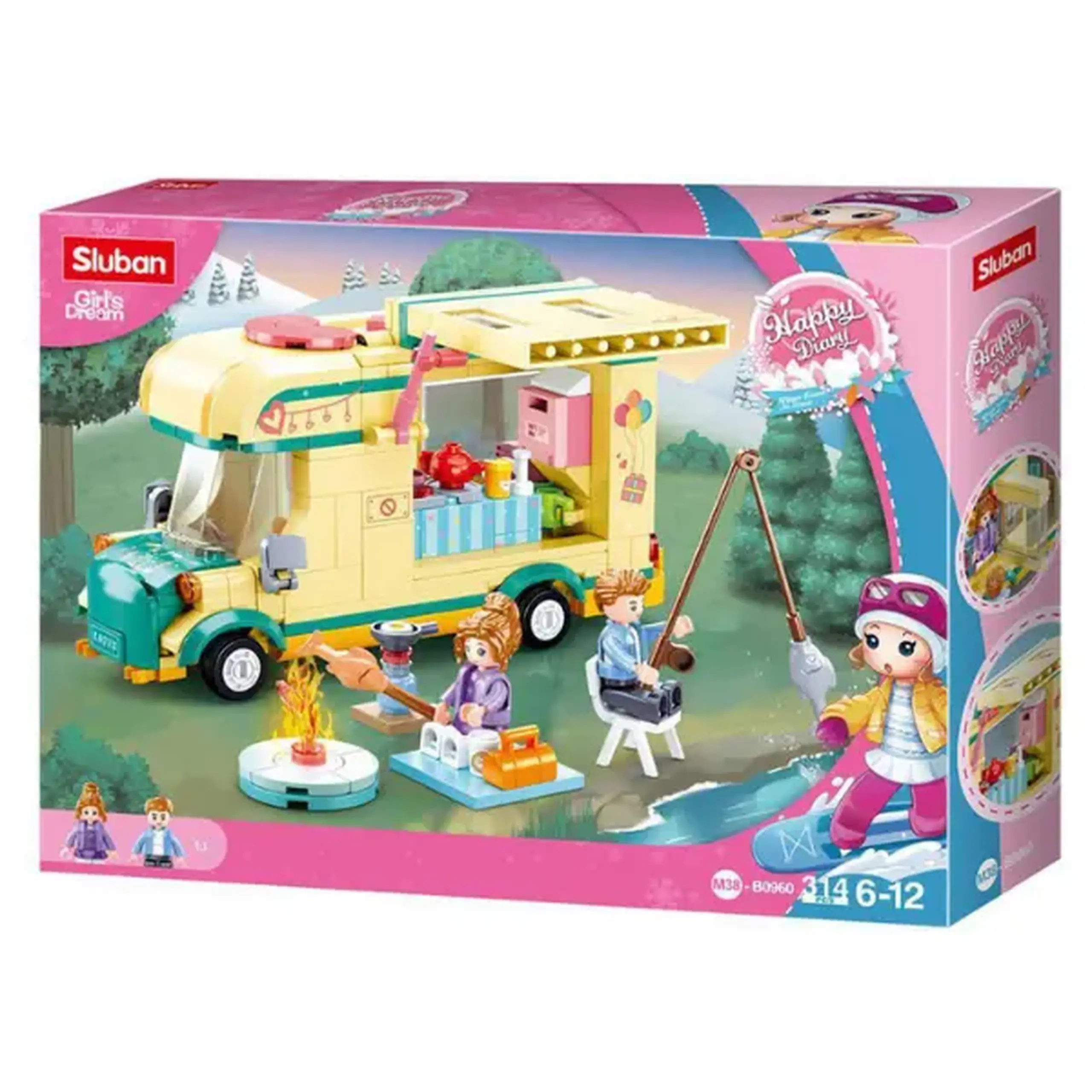 Constructor Girls Dream — "Camper", 314 elem.