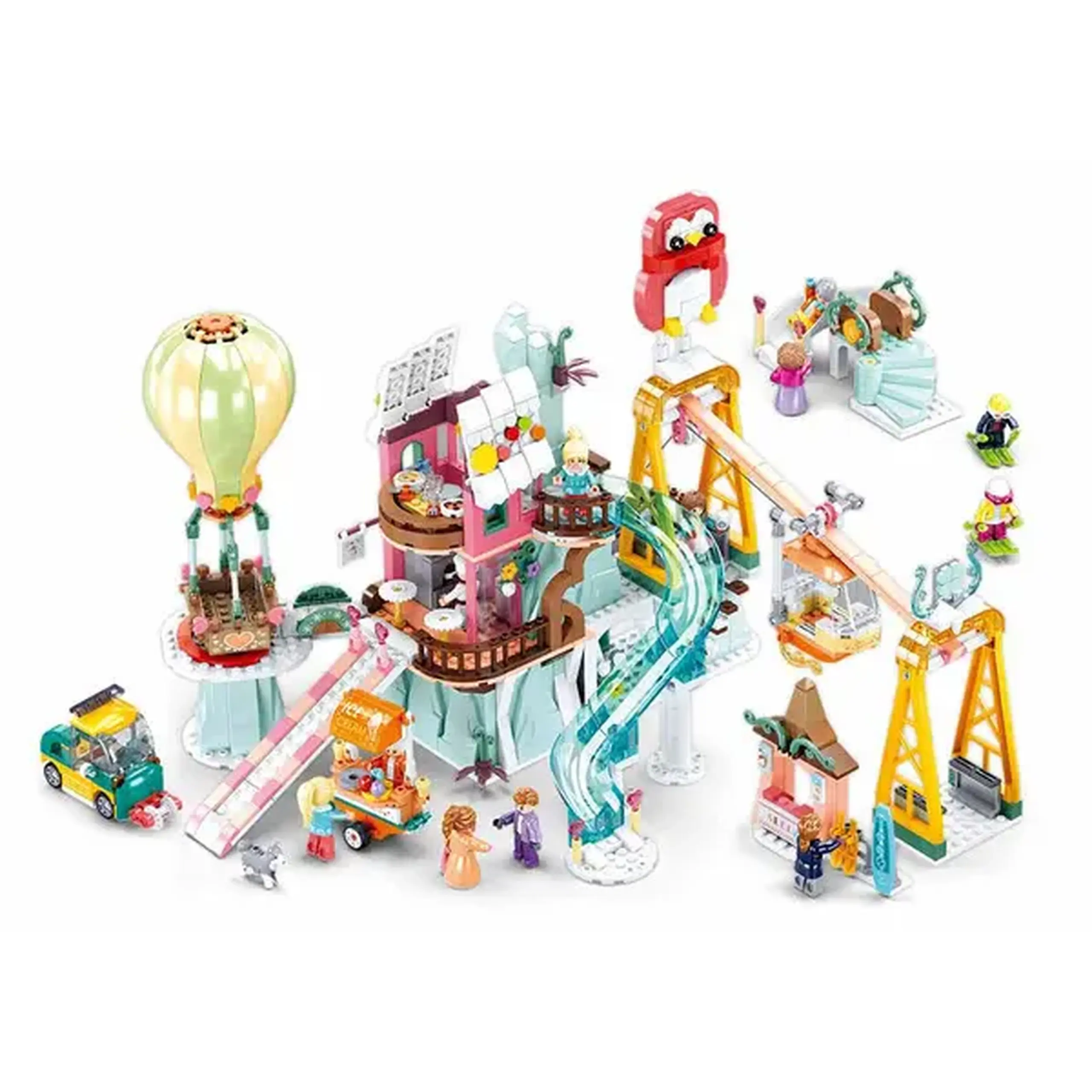 Set de construcție ”Vacanța la stațiune de ski”, 1065 elem.