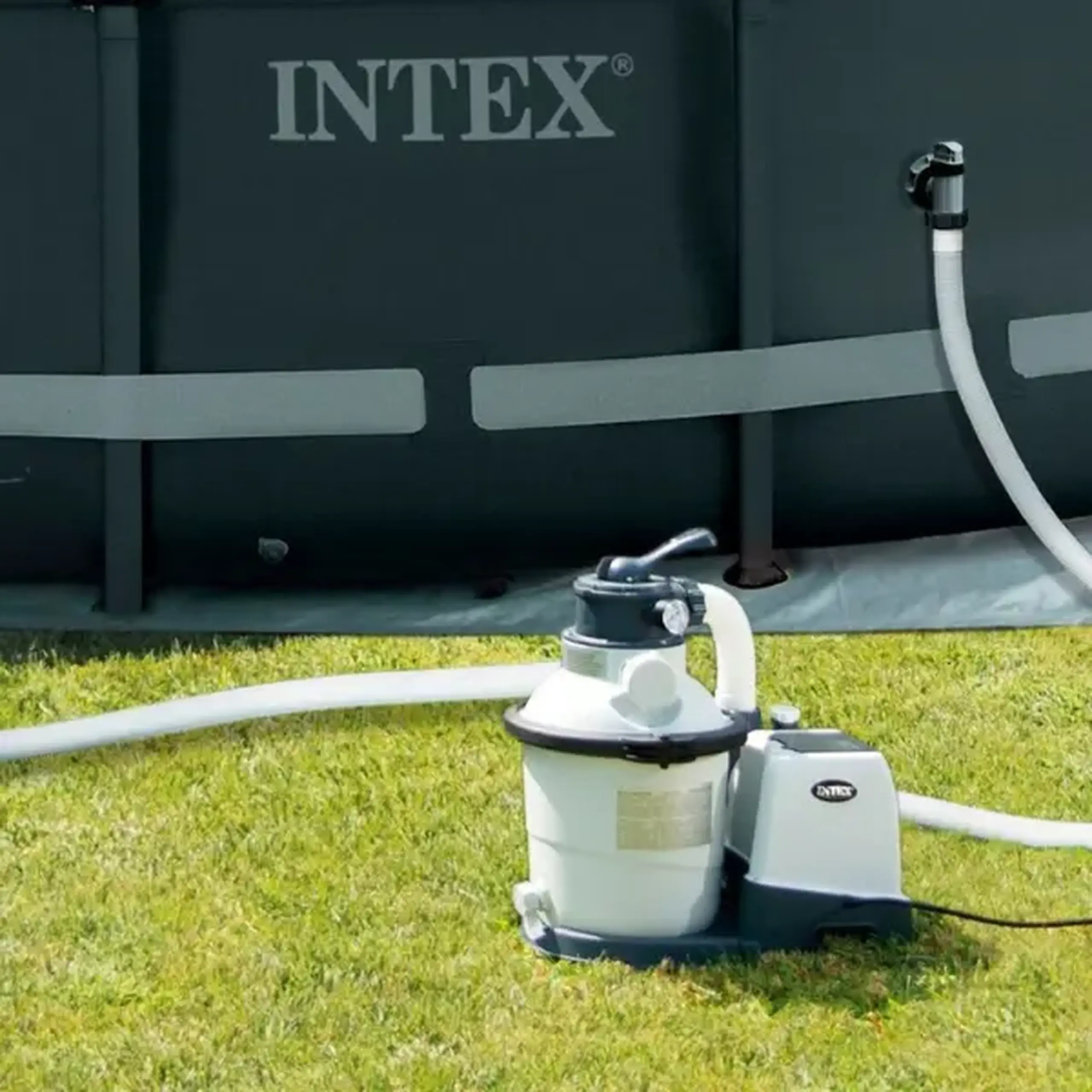 INTEX Pompă de filtrare cu nisip "Krystal Clear SX925", rezervor de nisip 8,2 kg, capacitate 3500 L/h