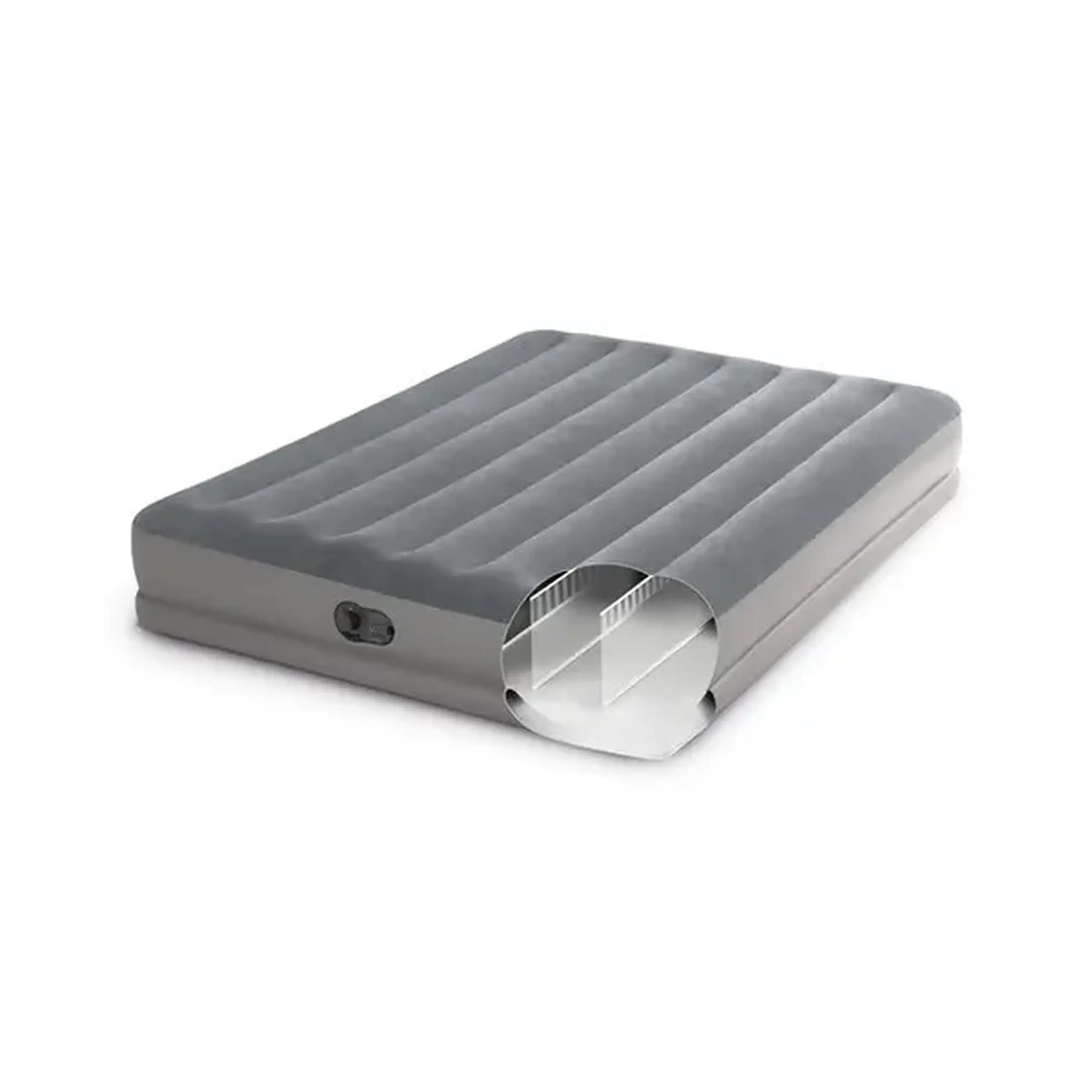 INTEX Saltea "Velur Prestige" 152x203x30cm cu USB pompa FastFill