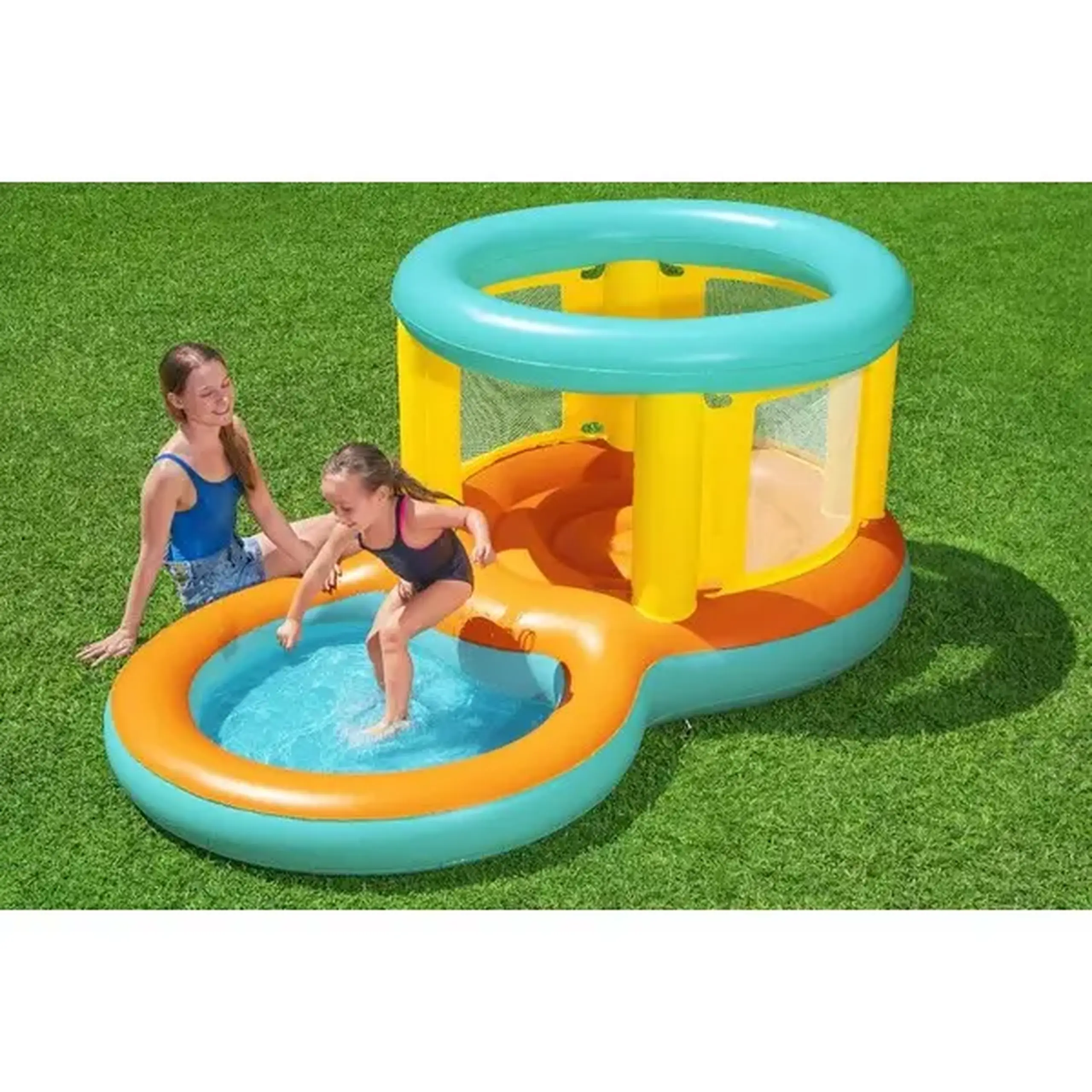 Bestway Centru de joacă gonflabil "Jumptopia", 239х142х102 cm, 70 L, 3+