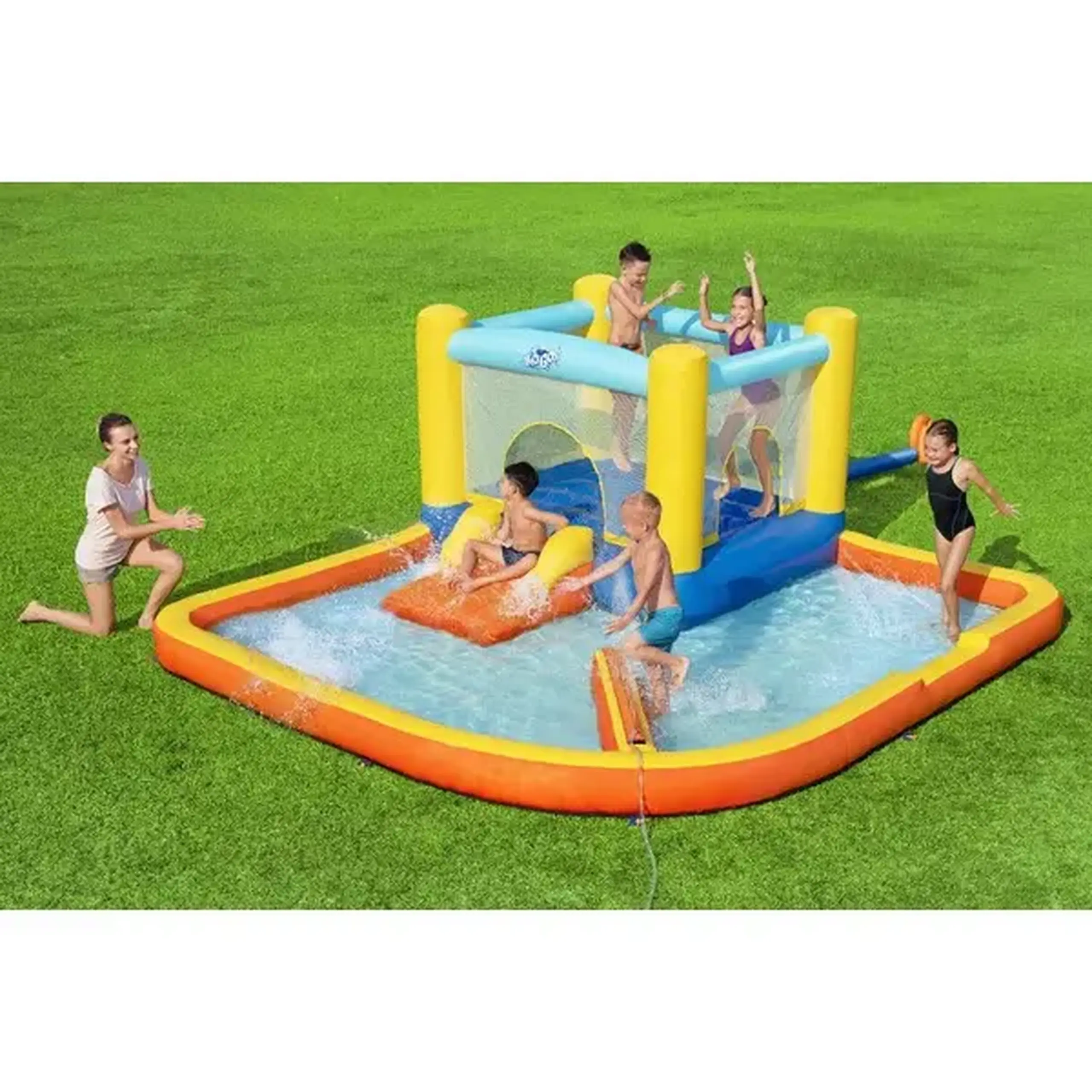 Bestway Centrul de joc gonflabil Beach Bounce 365х340х152сm, 1128L, 3+