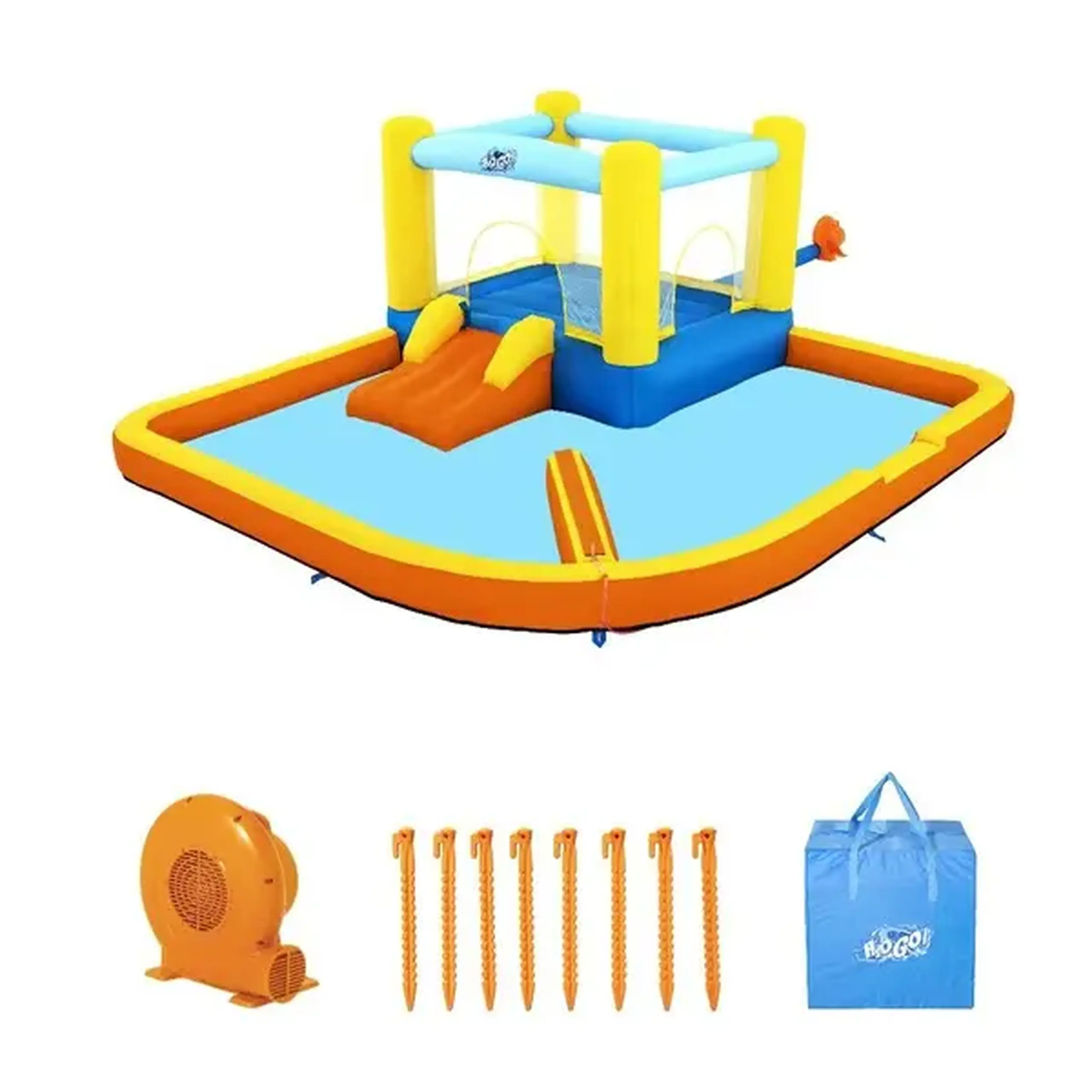 Bestway Centrul de joc gonflabil Beach Bounce 365х340х152сm, 1128L, 3+