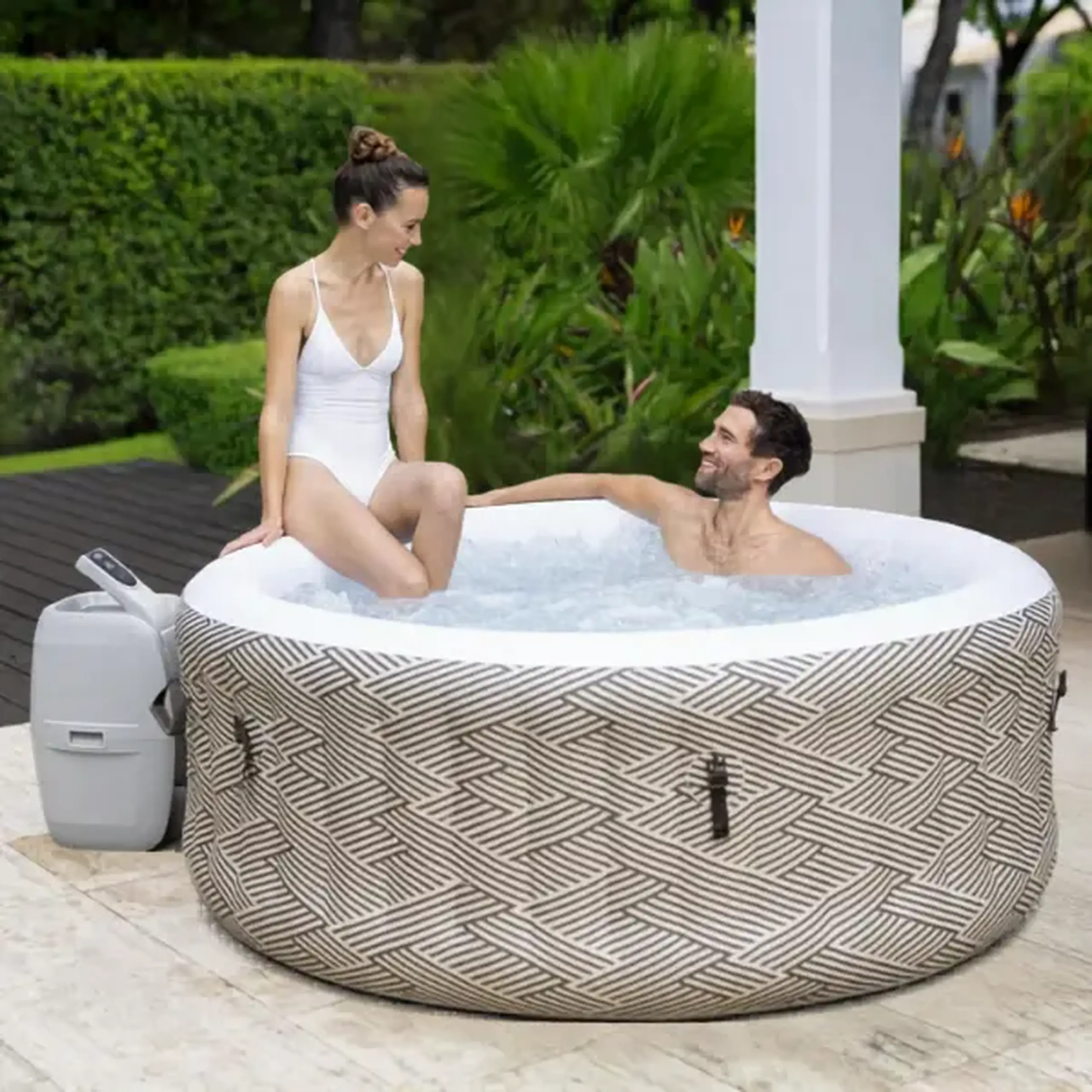Bestway Jacuzzi SPA Madrid AirJet 180x66cm, 669L, 2-4 persoane