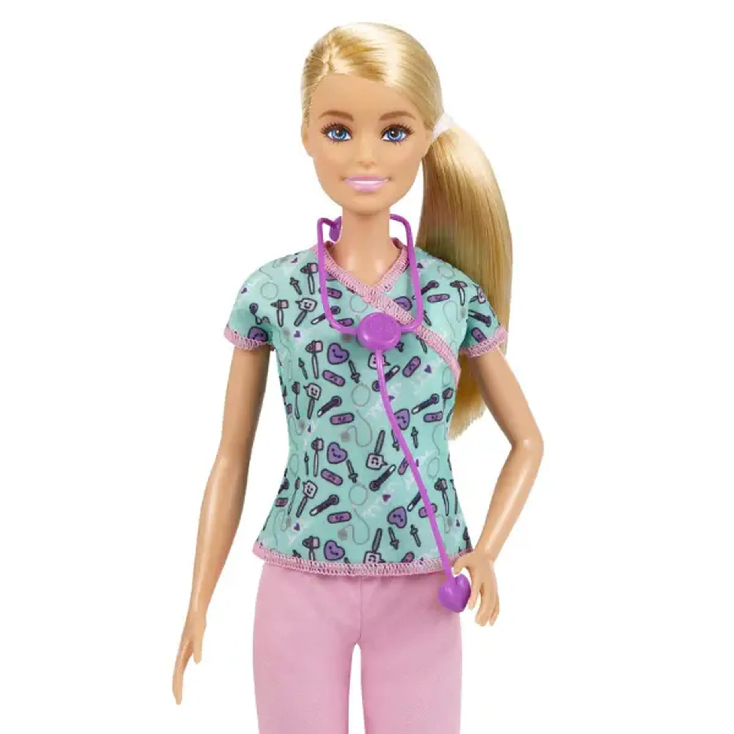 Păpușa Barbie "asistenta medicală" din seria "Pot să fiu"