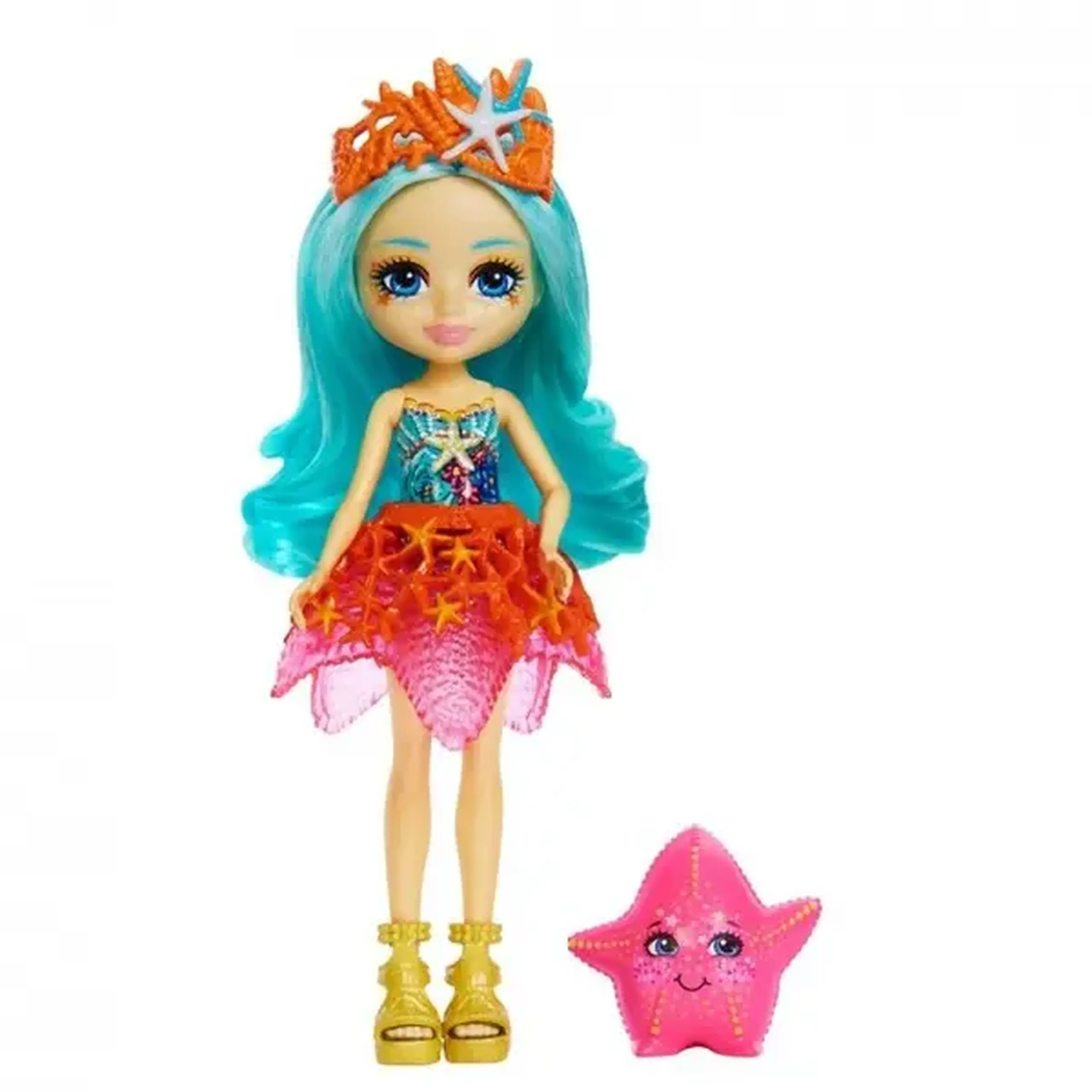 Păpușa Enchantimals "Starla Starfish & Beamy"
