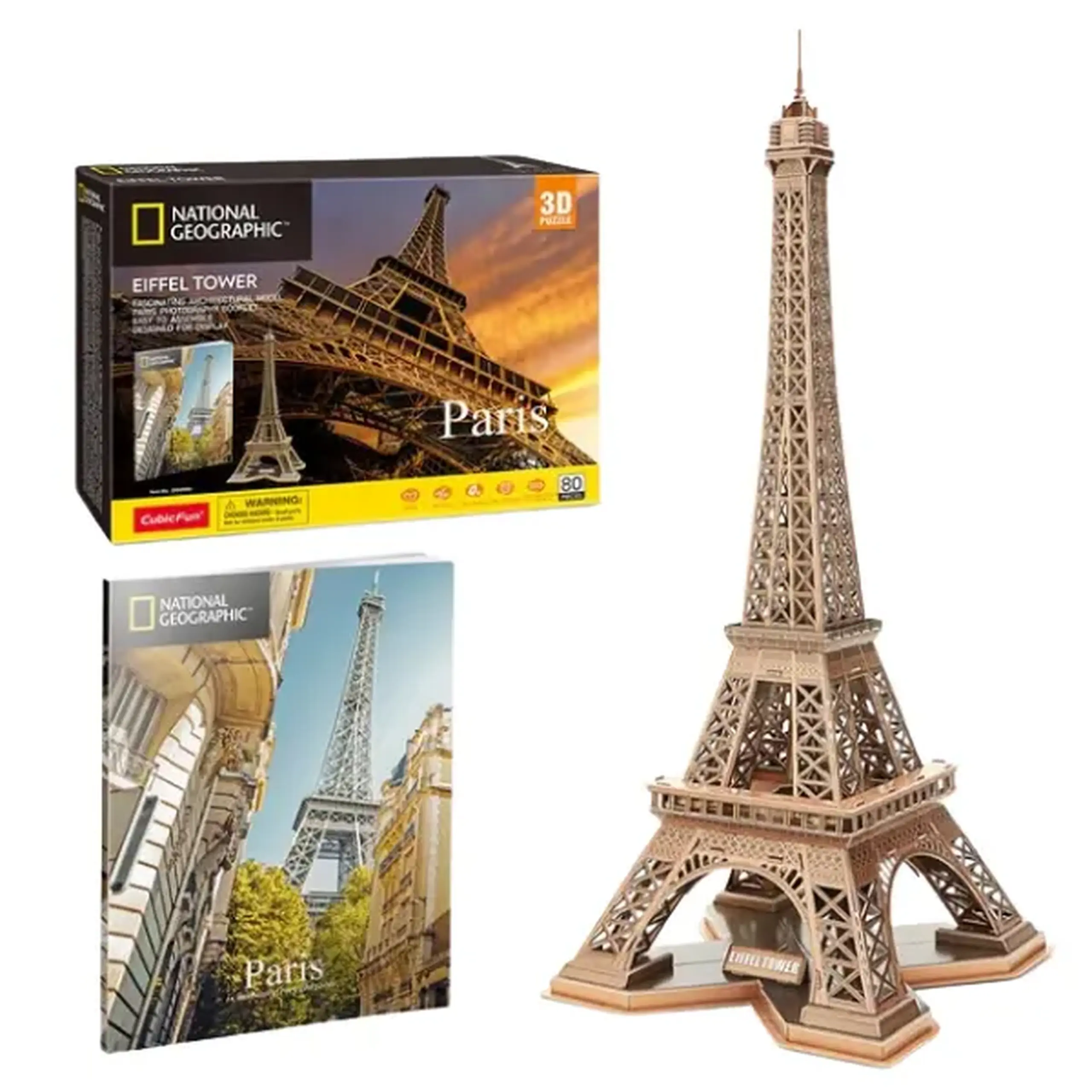 3D puzzle “Turnul Eiffel”, 80 elemente