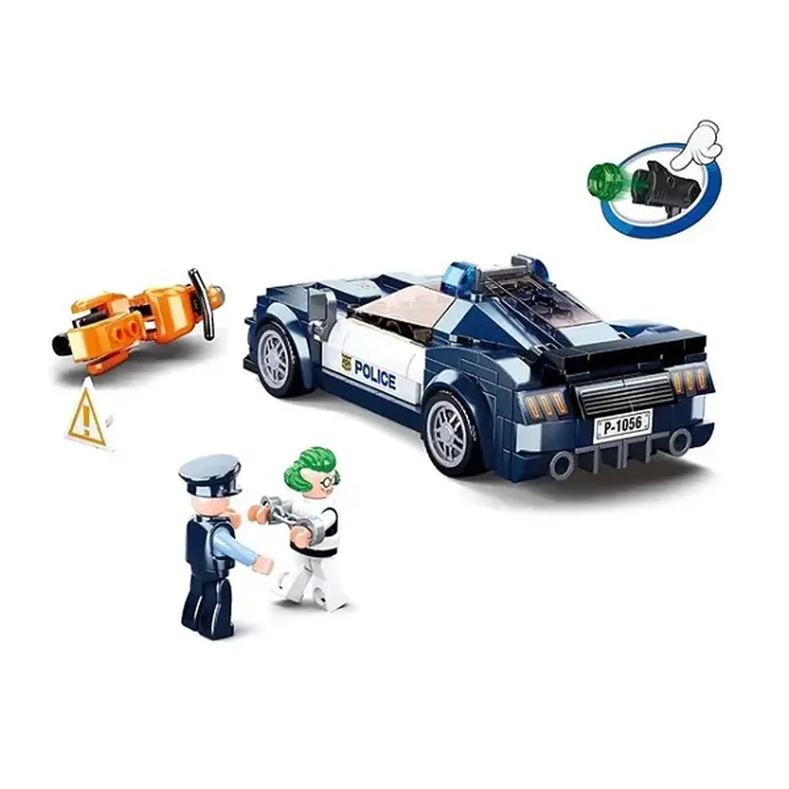 Set de construcție ”Mașină de poliție”, 284 elem.