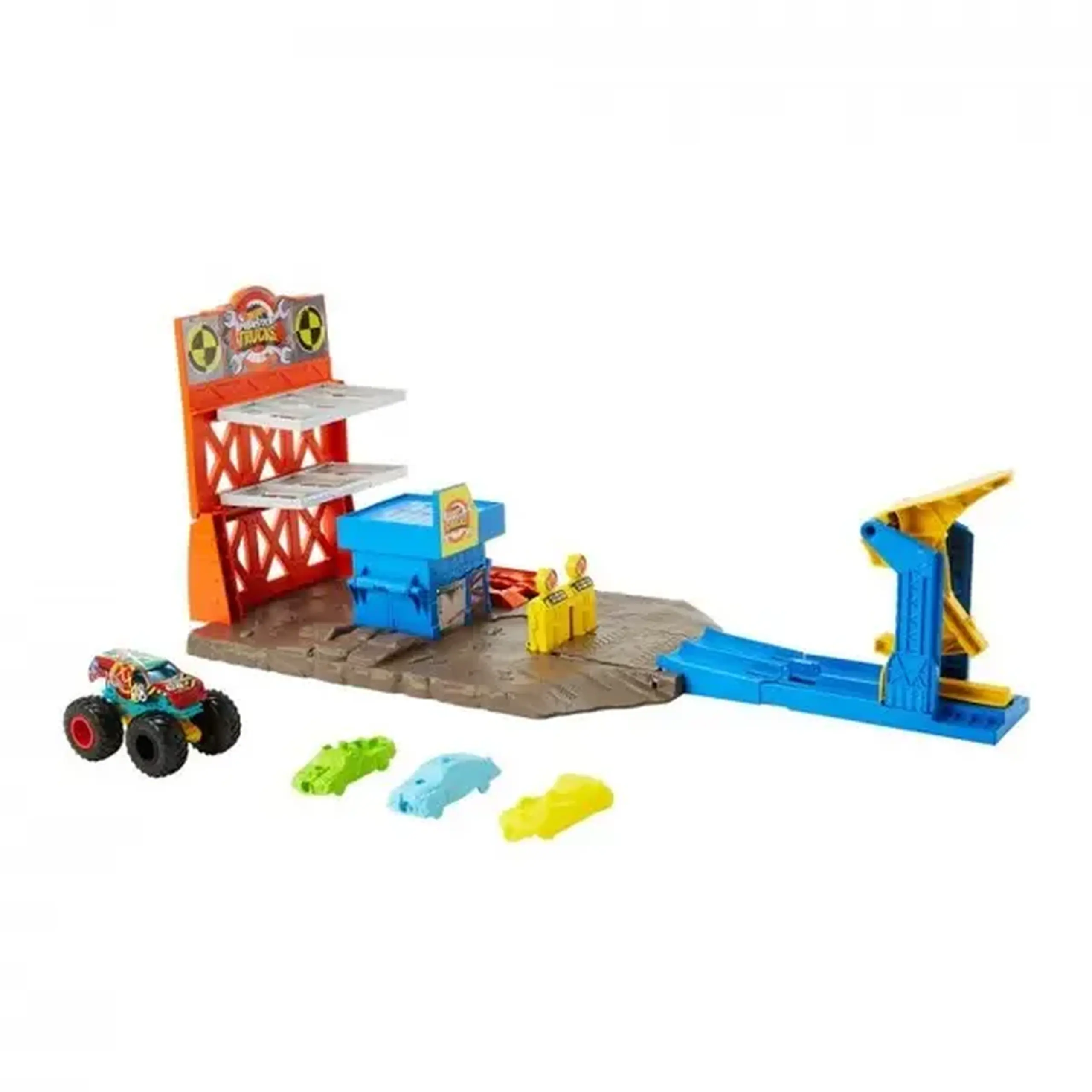 Hot Wheels Monster Trucks Set "Blast Station"