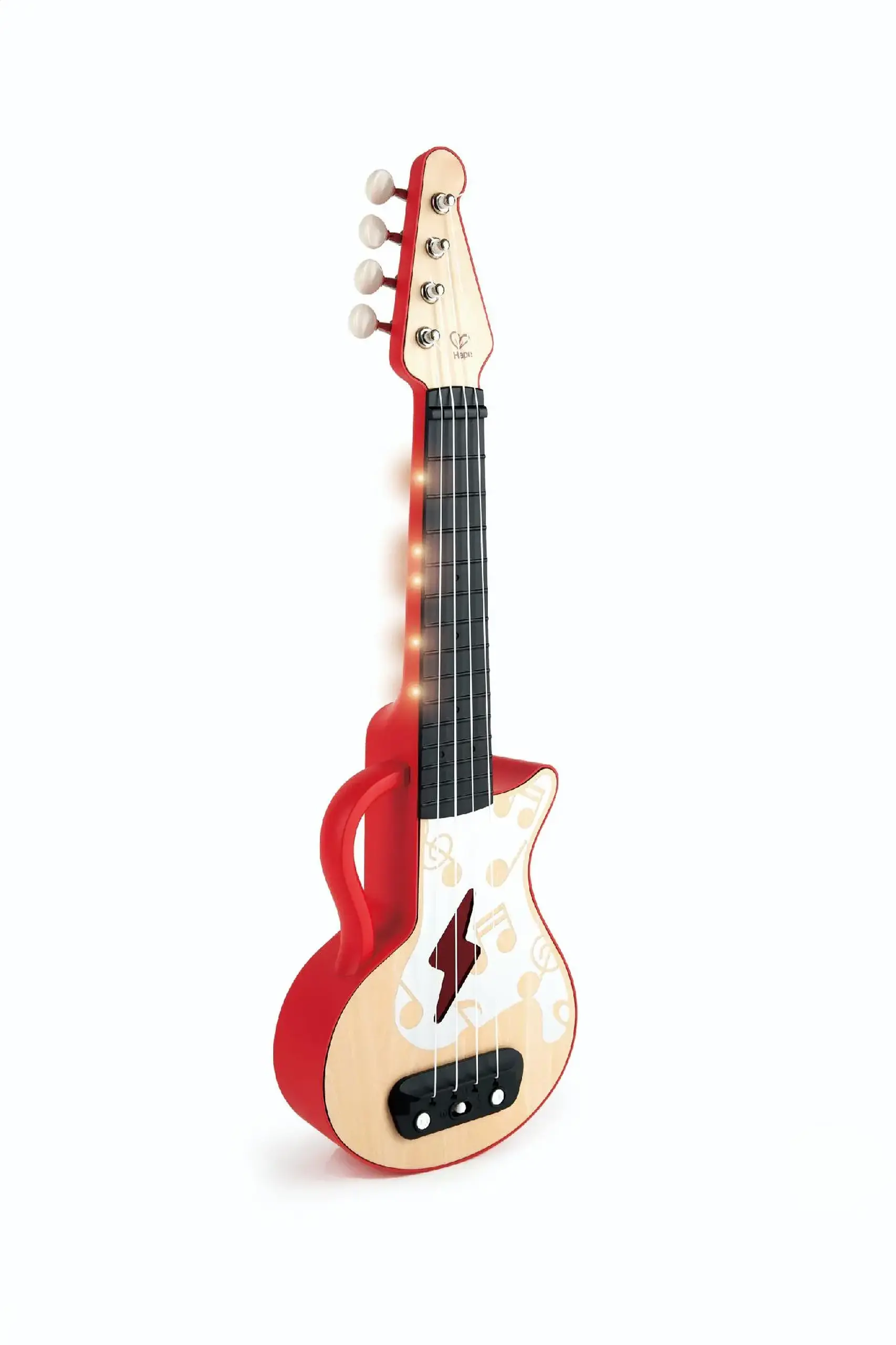 Chitara Ukulele cu lumini, Roșie