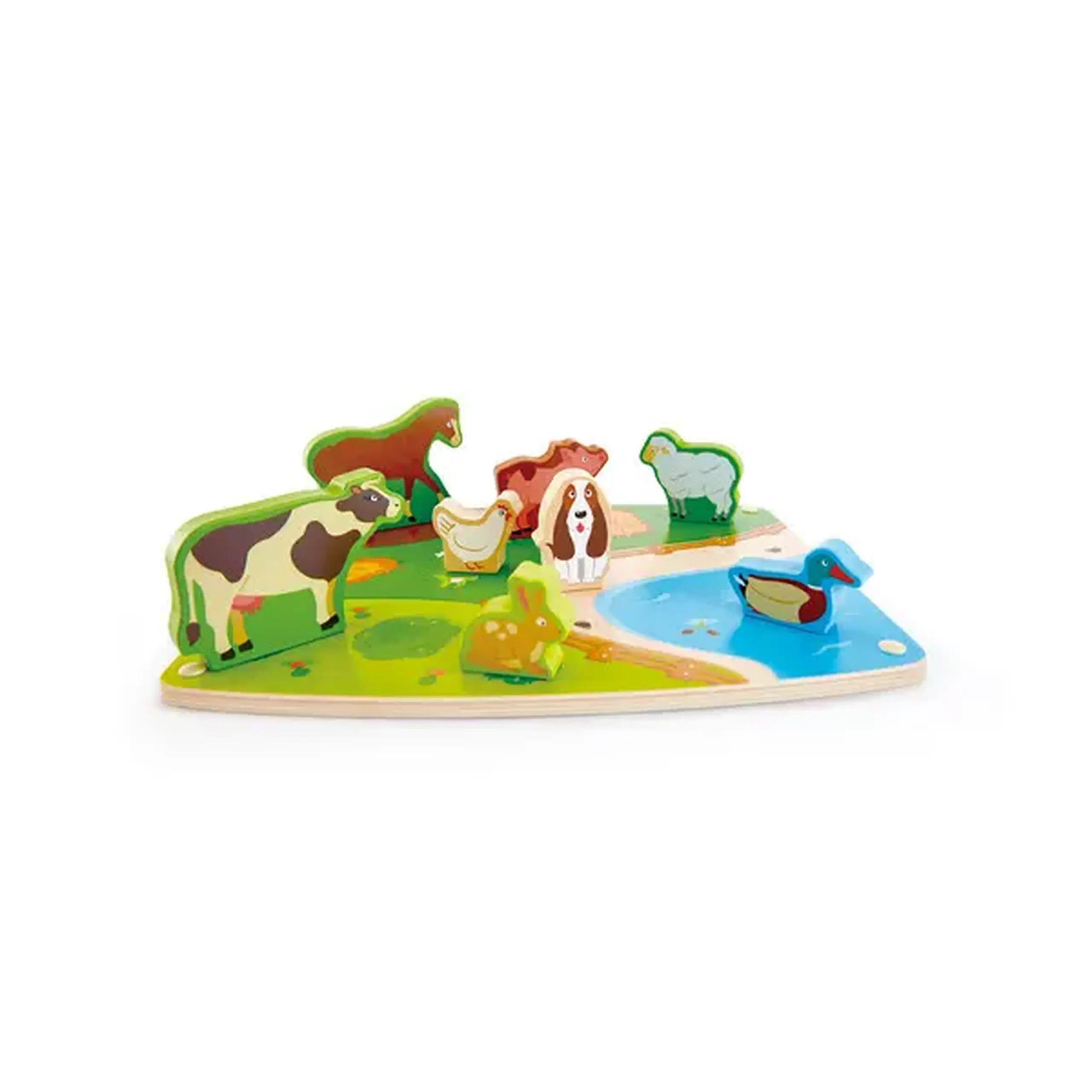 Puzzle tactil Animale de la ferma
