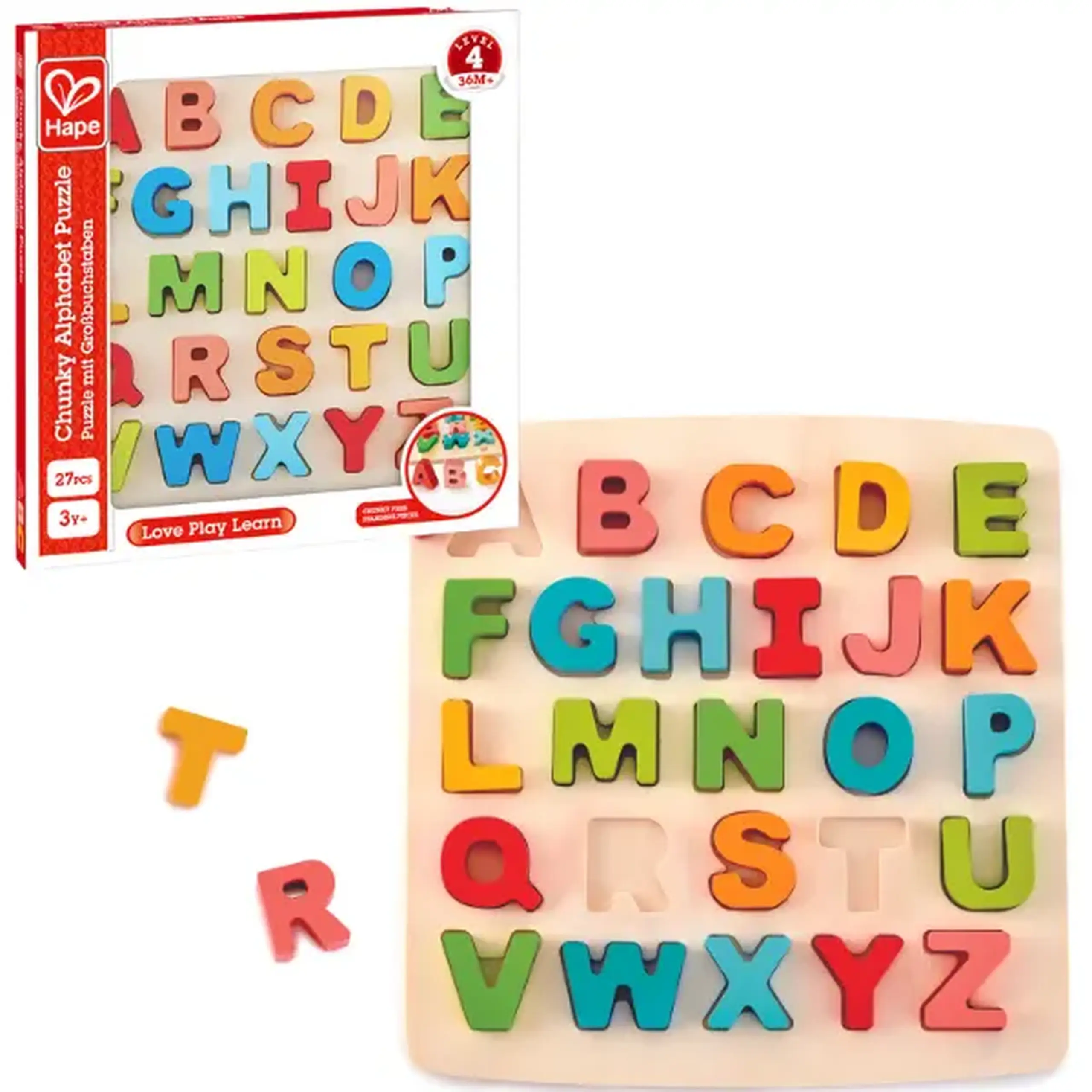 Puzzle tactil "Alfabet"