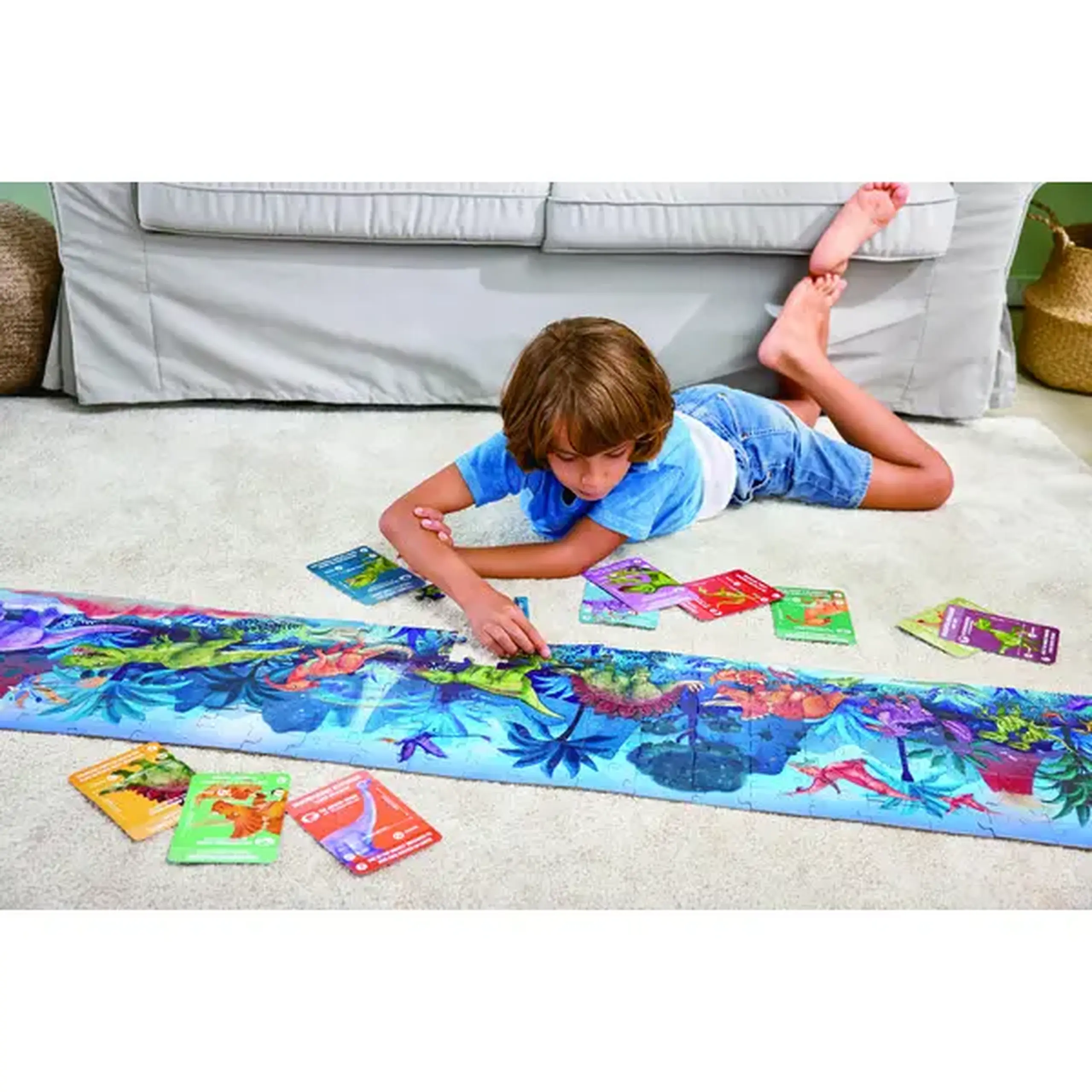 Puzzle 1,5 m "Dinozauri", 210 elem.