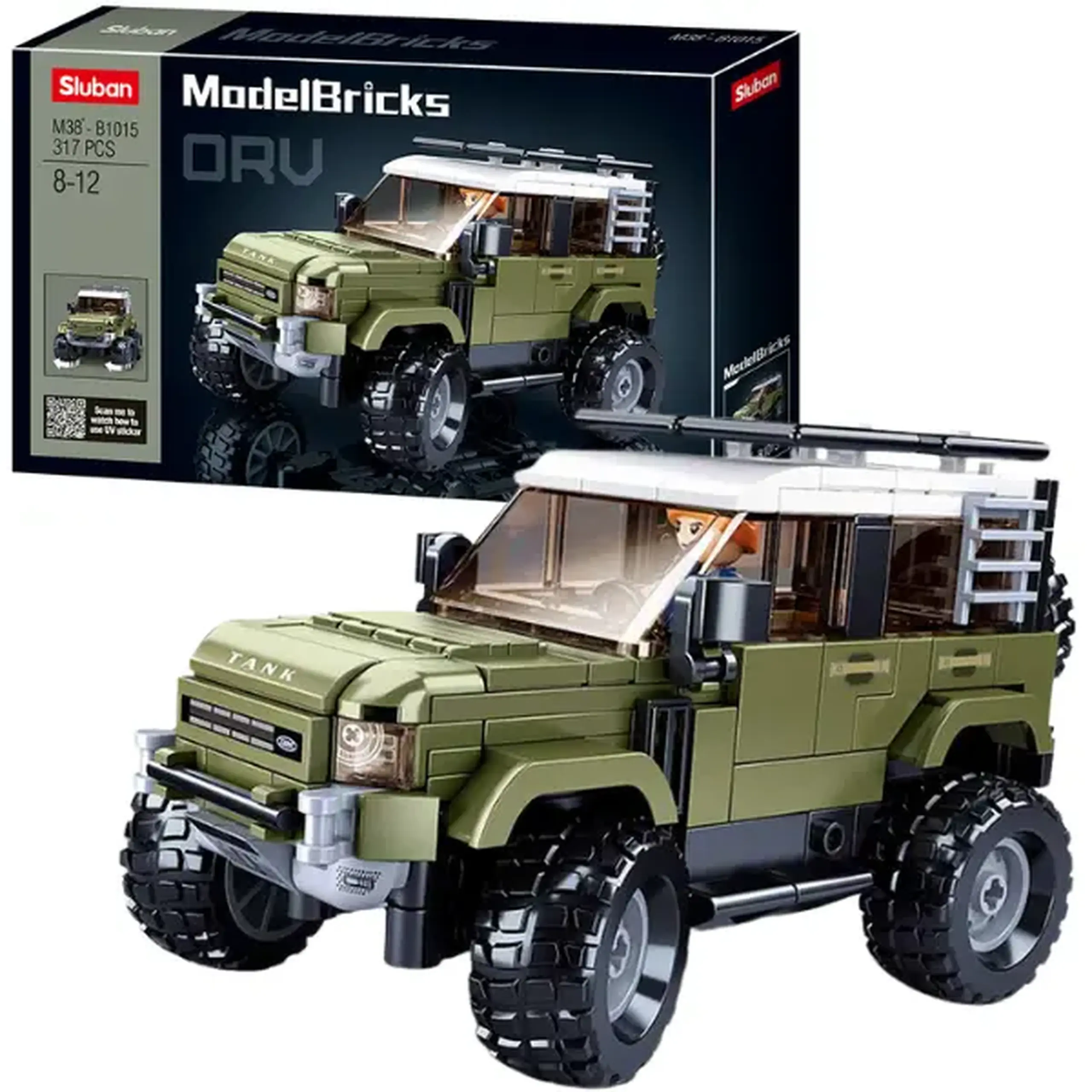 Set de construcție „SUV englez Attacker”, 317 elem.