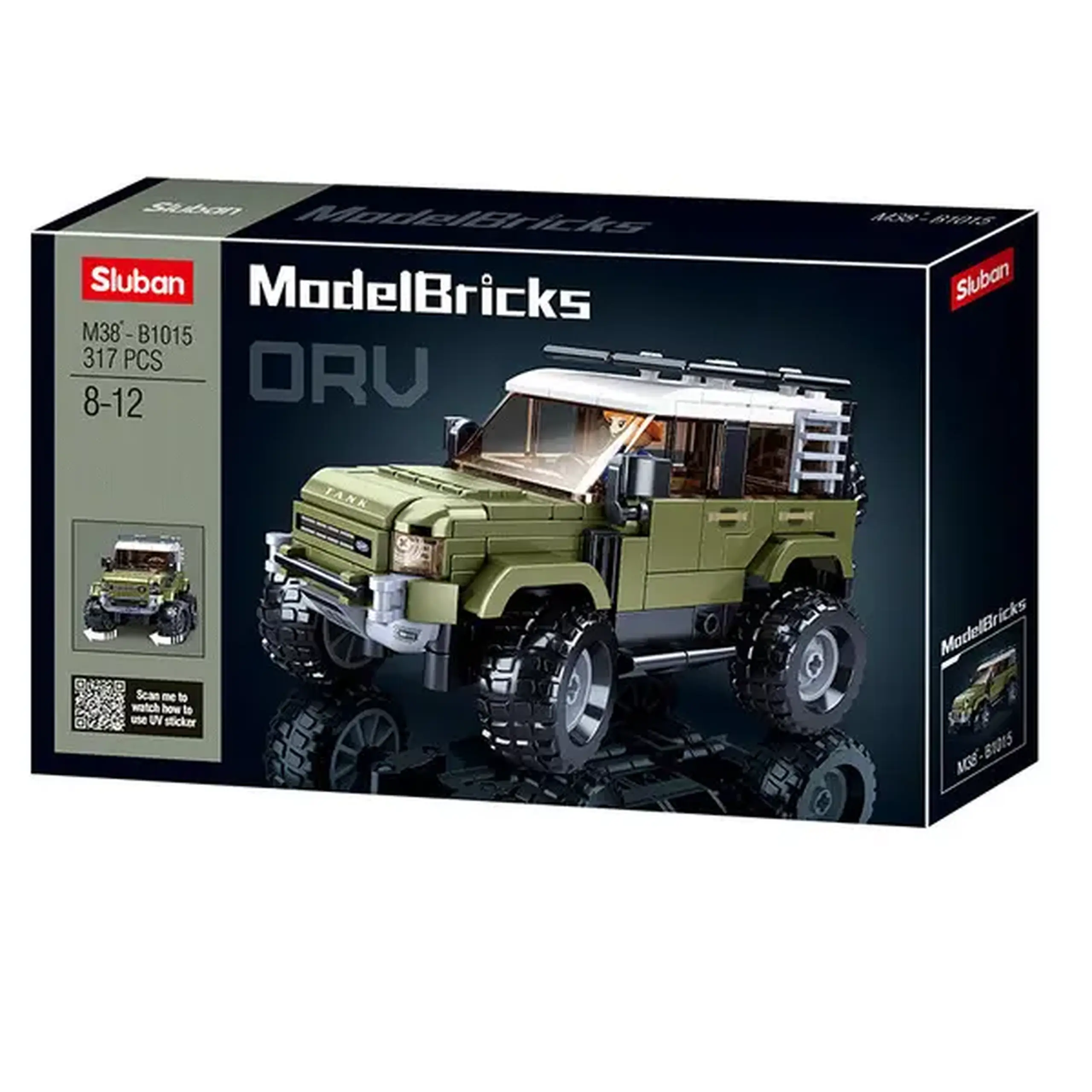 Set de construcție „SUV englez Attacker”, 317 elem.