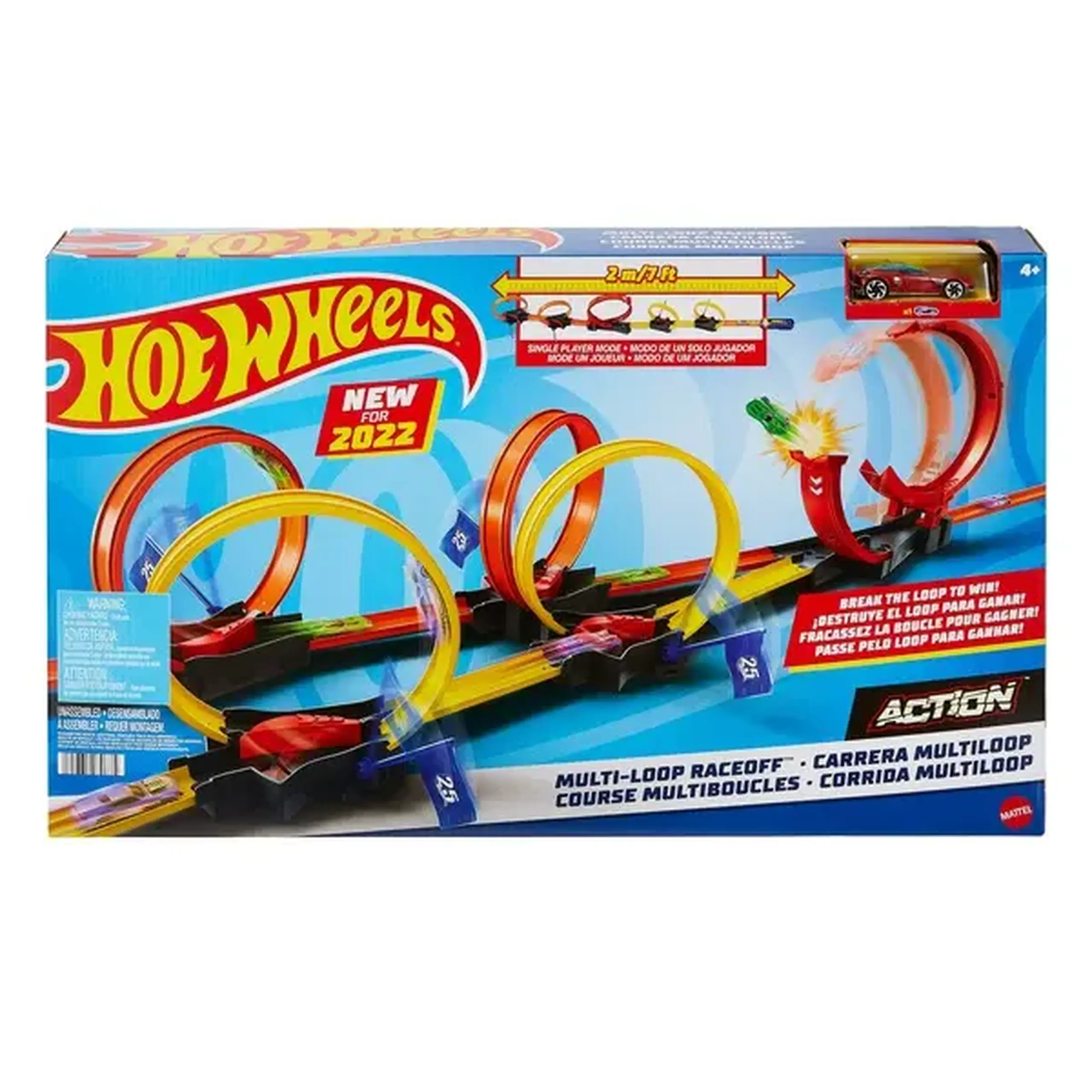 Hot Wheels pistă "Cursă cu mai multe circuite"