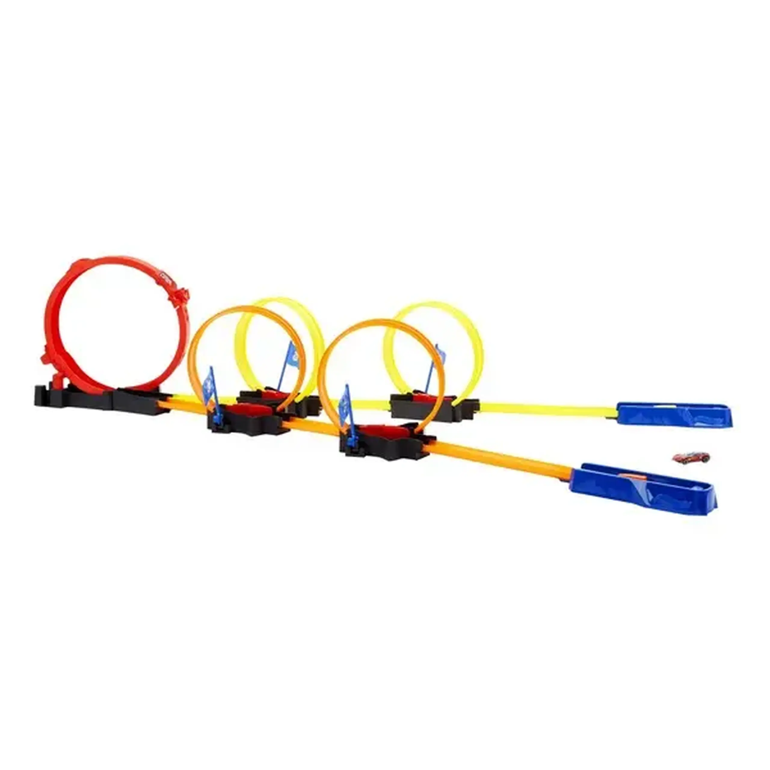 Hot Wheels pistă "Cursă cu mai multe circuite"