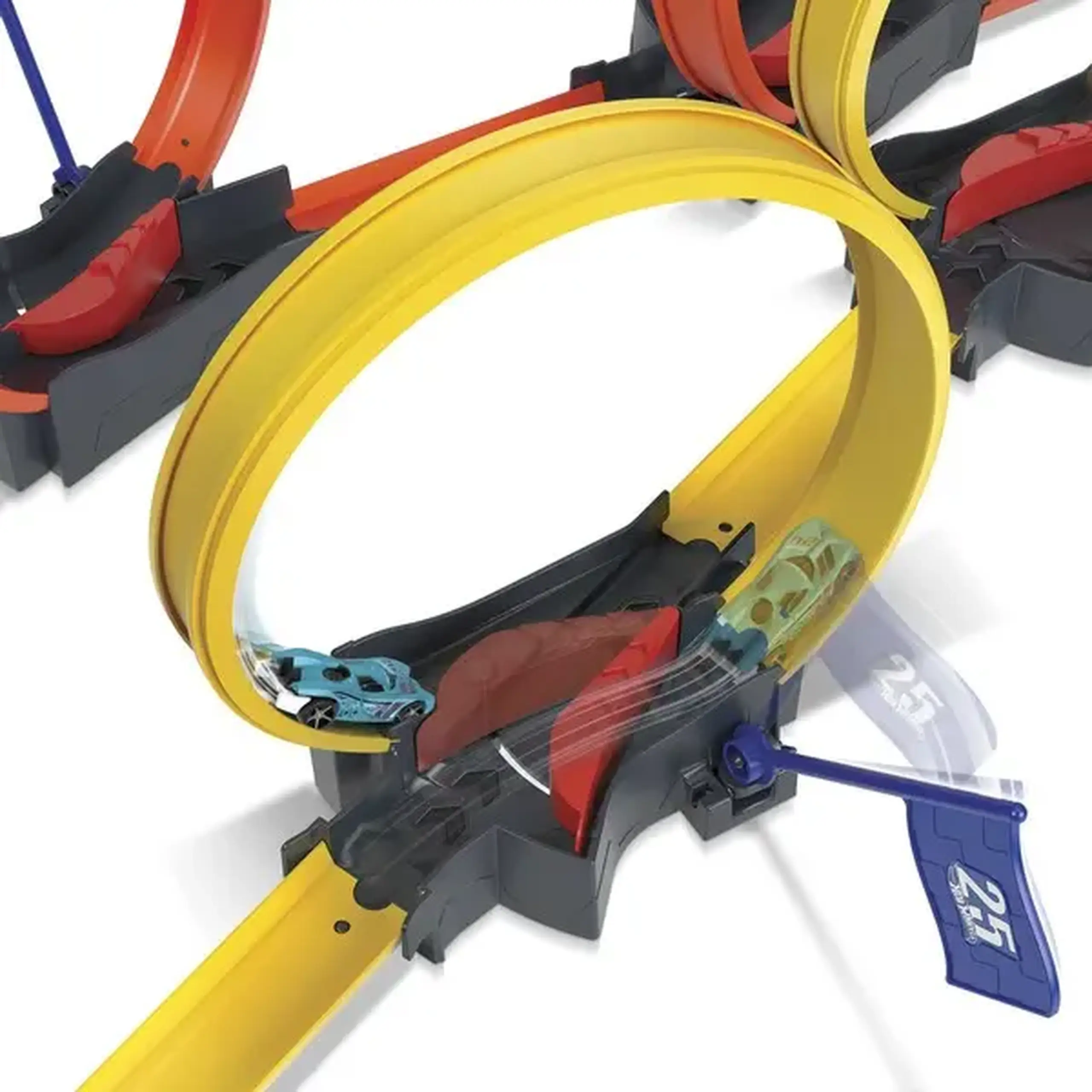 Hot Wheels pistă "Cursă cu mai multe circuite"