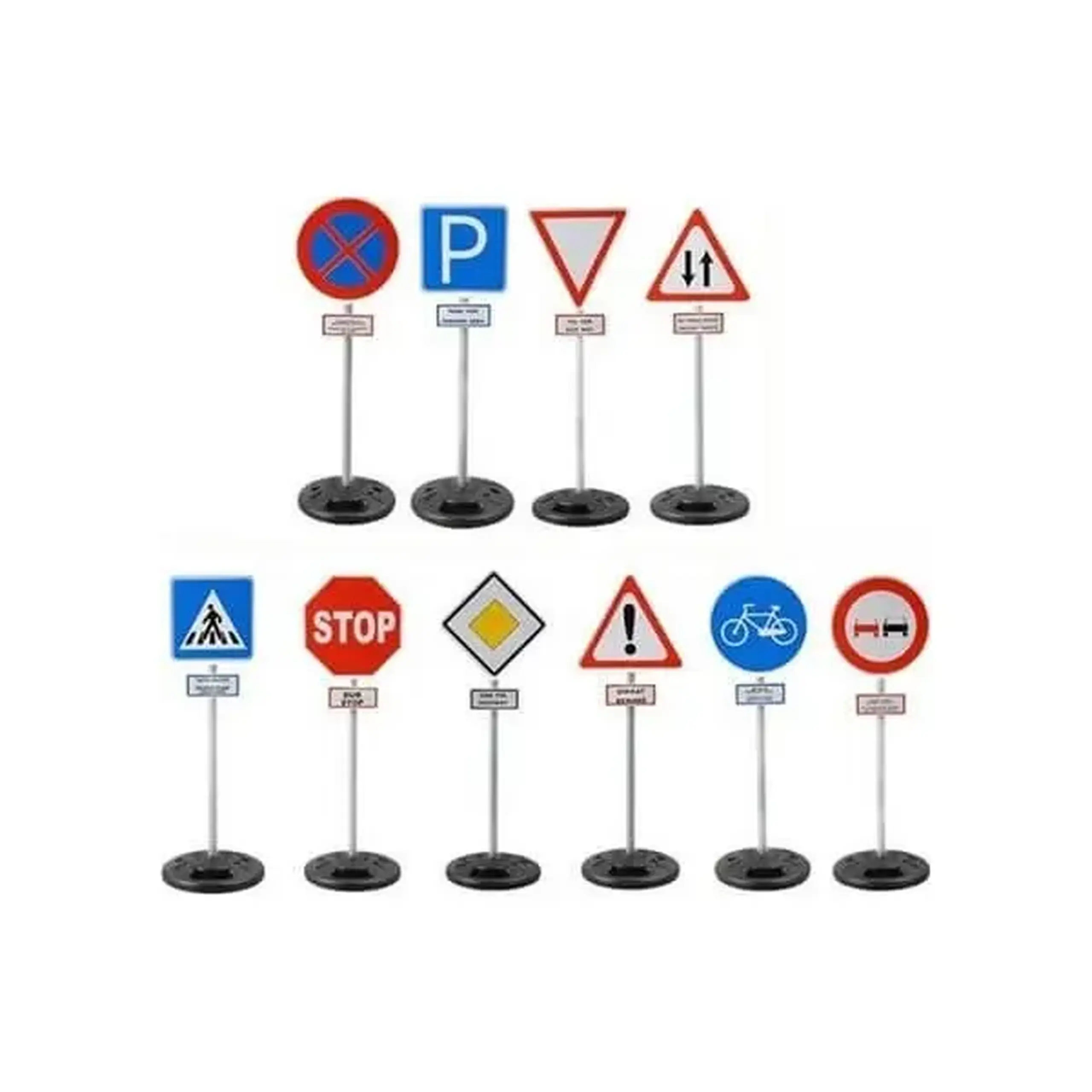 Set de joc "Indicatoare rutiere" pe stand