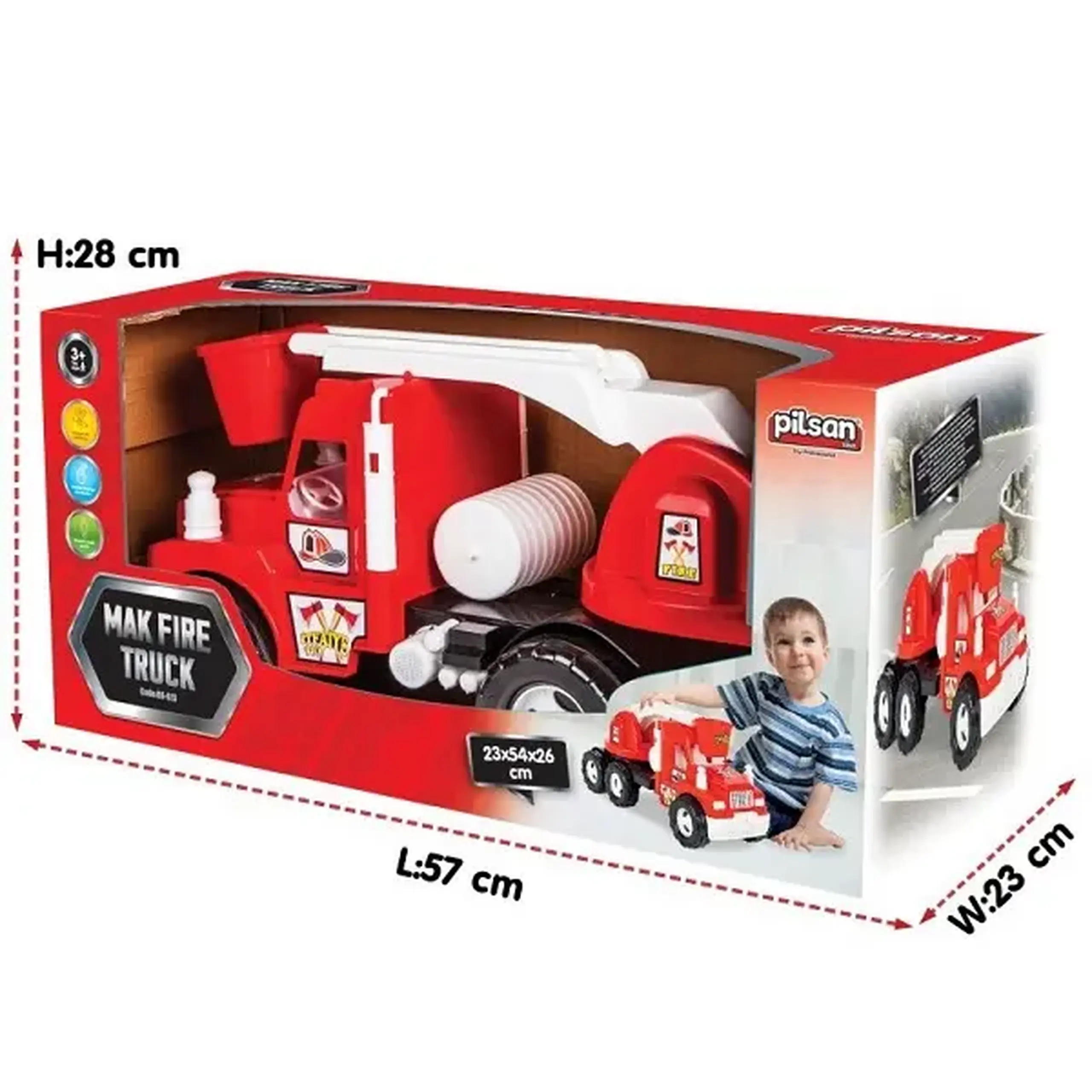 Camion de pompieri Mack