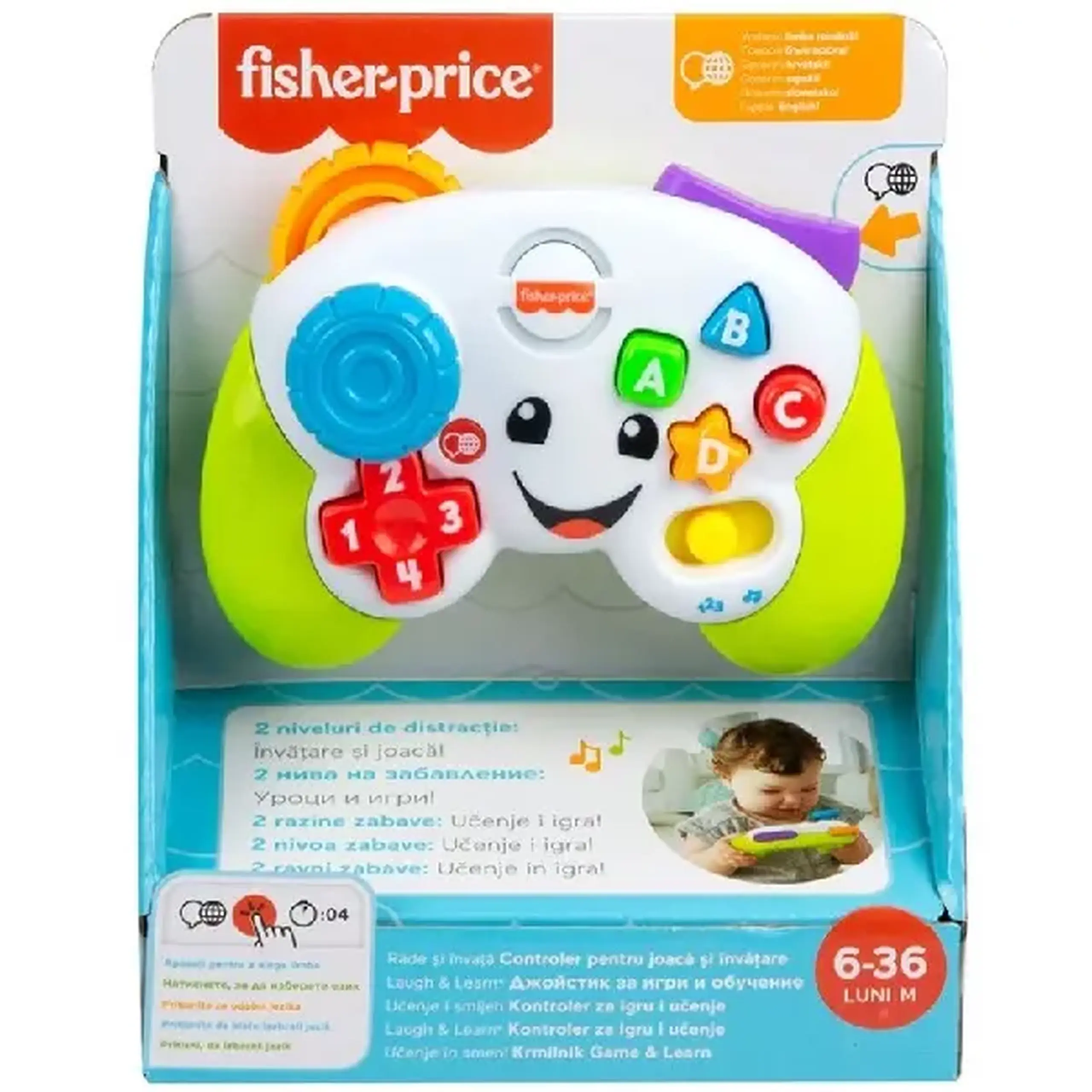 Jucărie educativă în limba română „Game Controller ” de la Fisher-Price