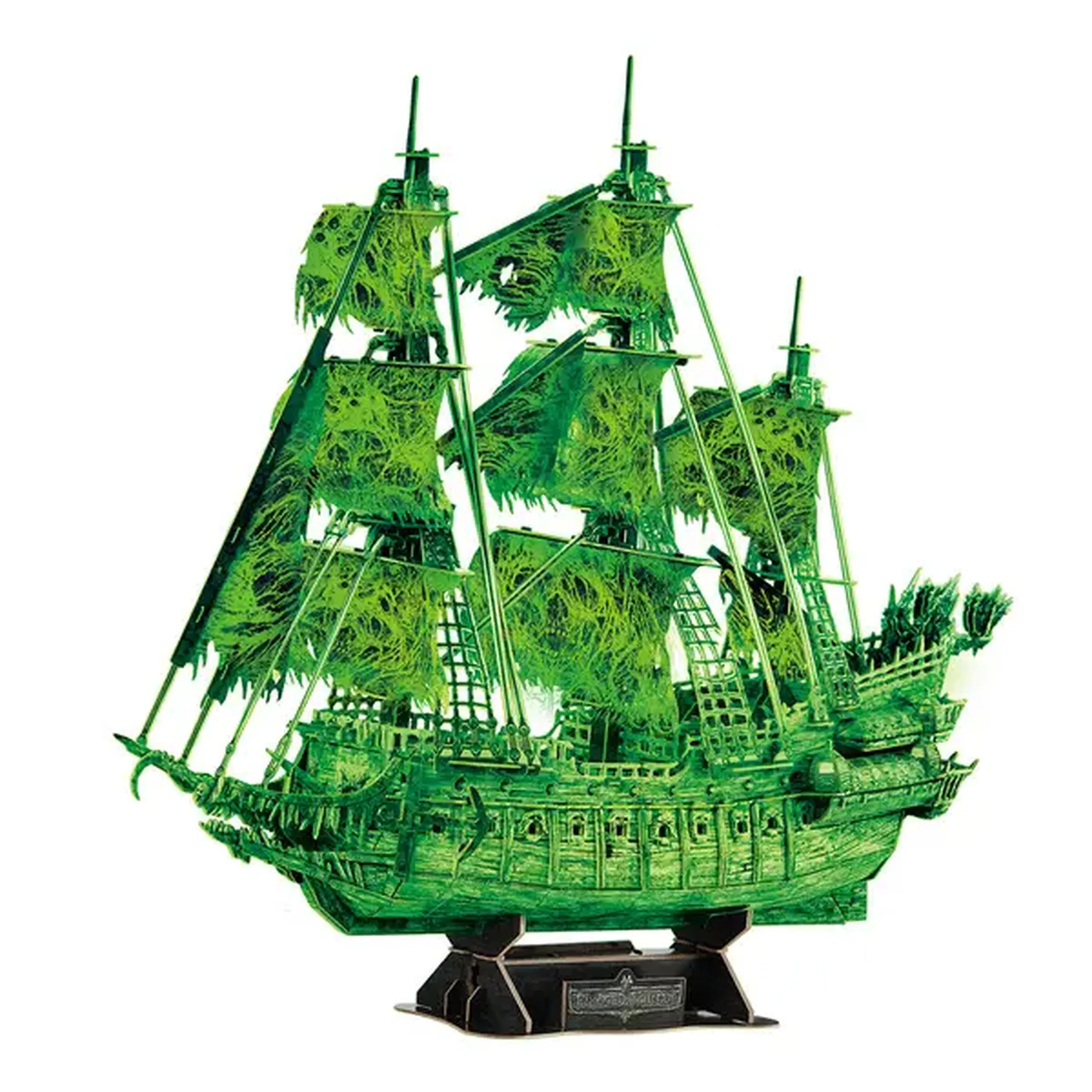 3D puzzle Corabie de pirați "Olandezul zburător", strălucește în întuneric, 360 elemente
