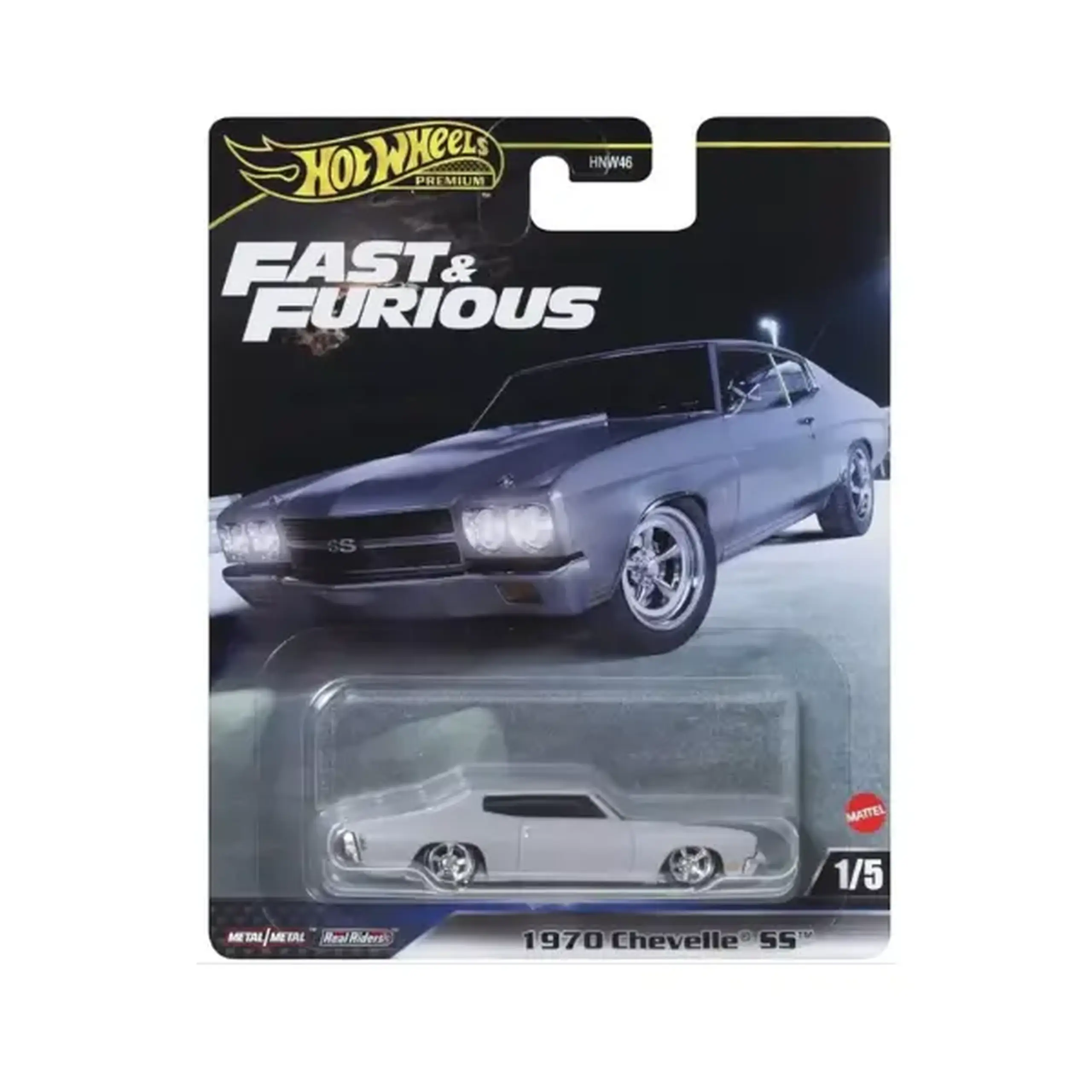 Hot Wheels Mașina din colecția Premium Fast & Furios 5 modele