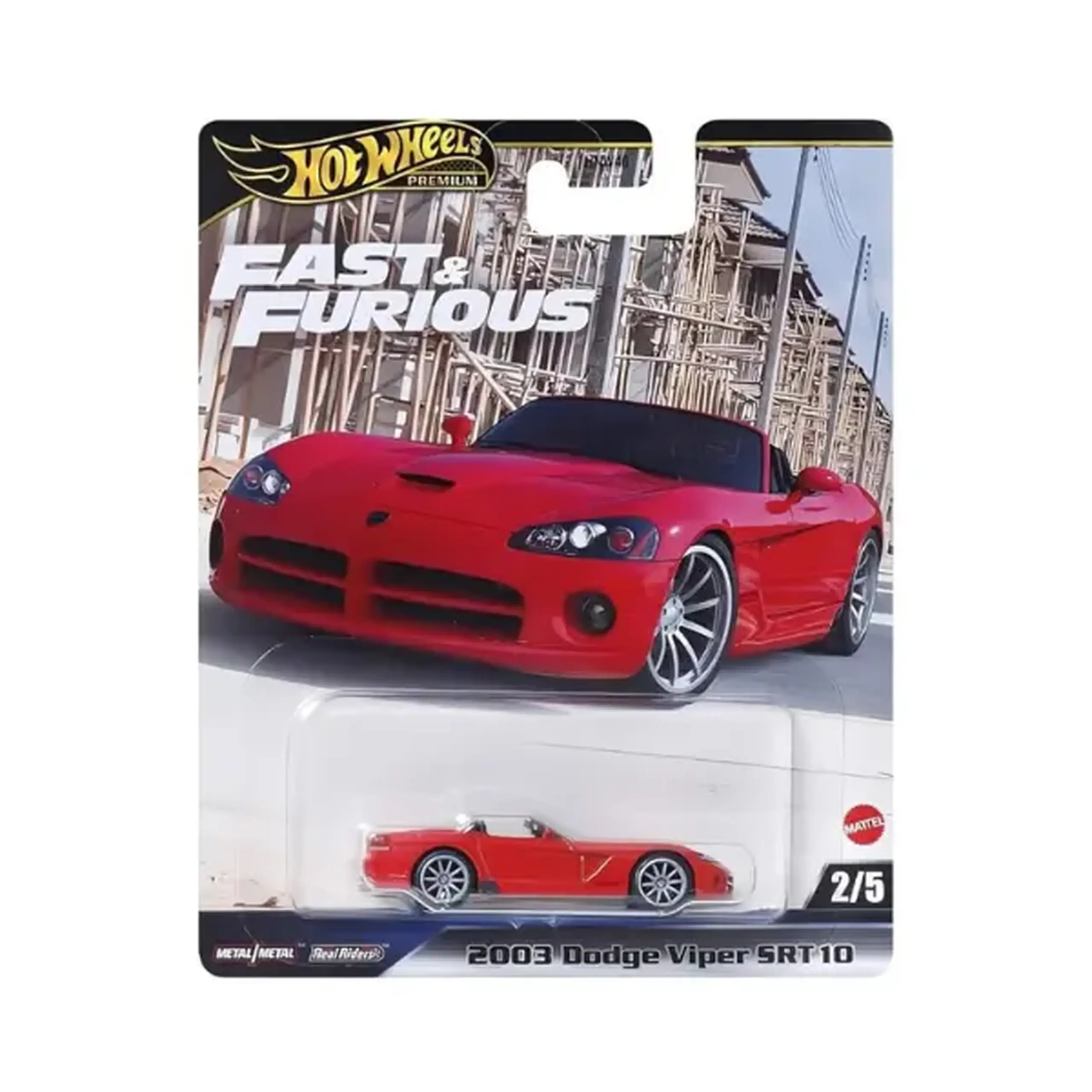 Hot Wheels Mașina din colecția Premium Fast & Furios 5 modele