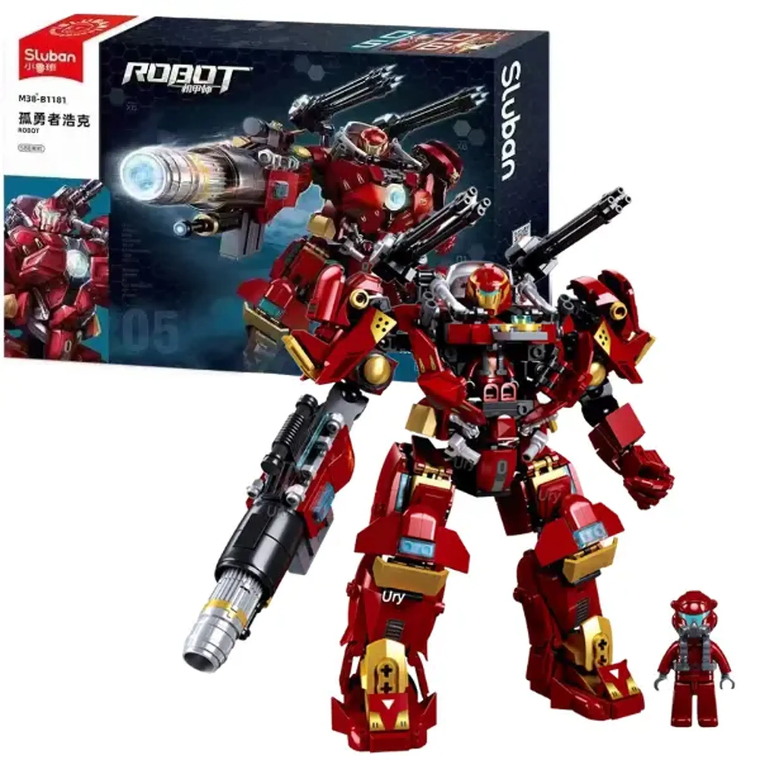 Set de construcție „Robot - Anti-Hulk", 579 elem.
