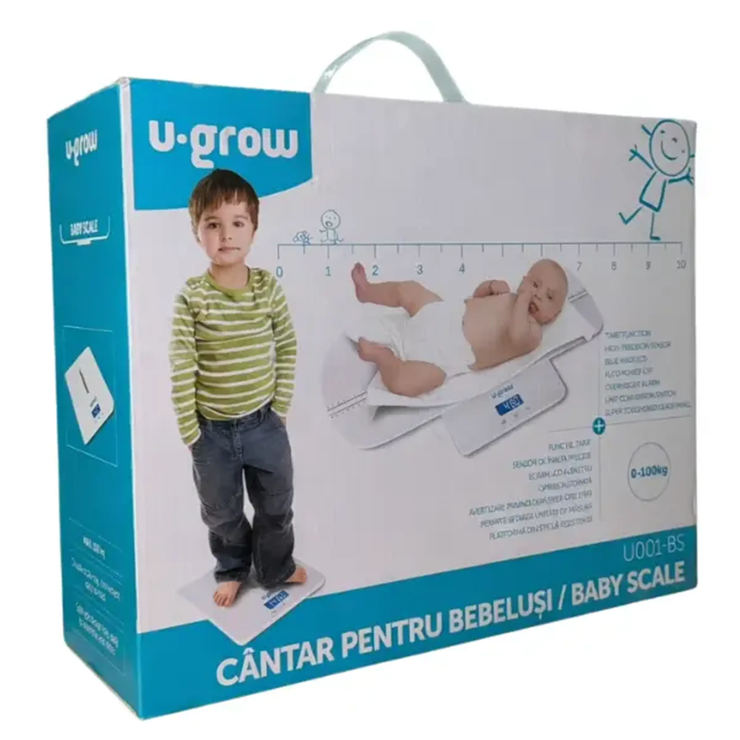 Cântar 2 în 1 Max 100 Kg, U-grow