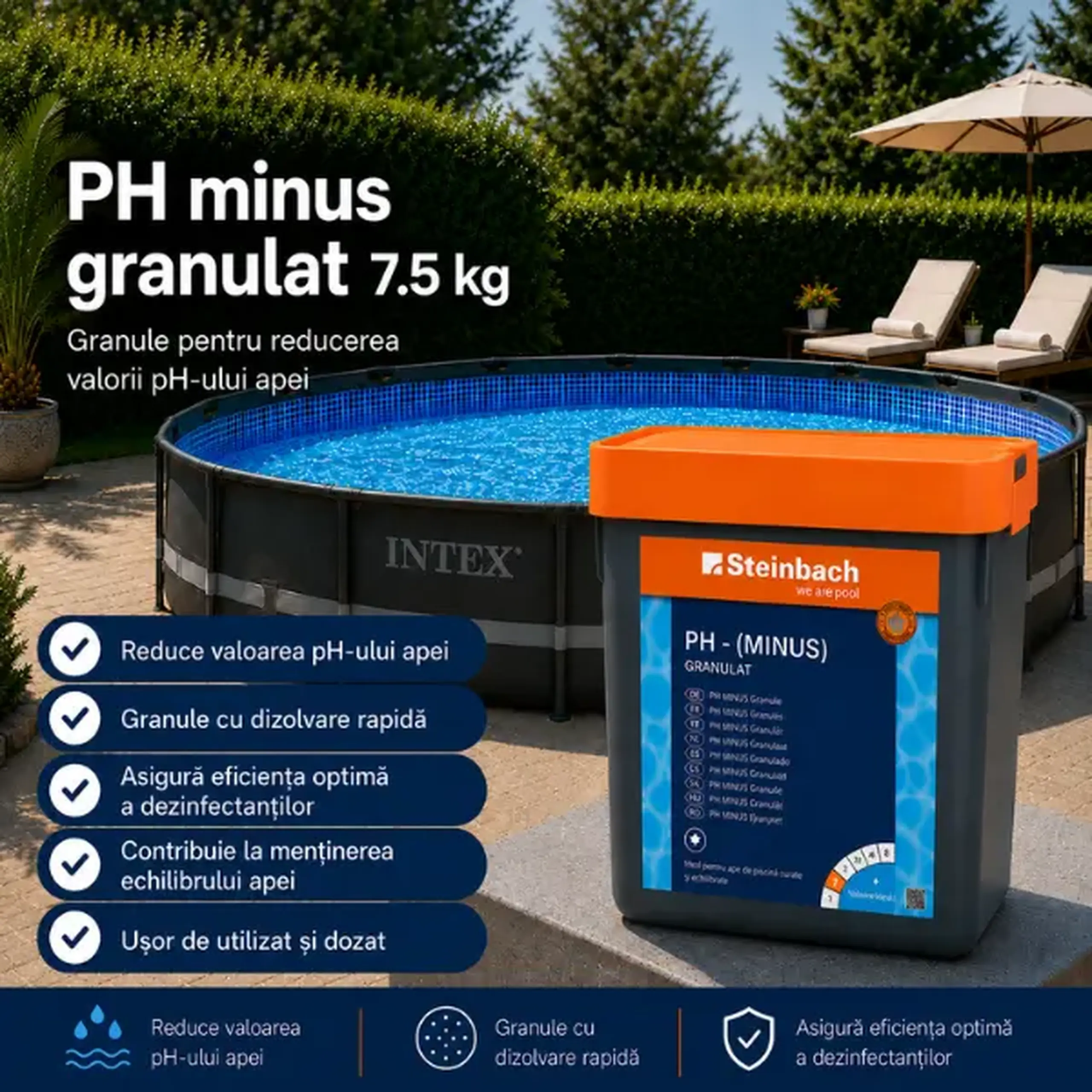 PH minus granulat, 7,5 kg
