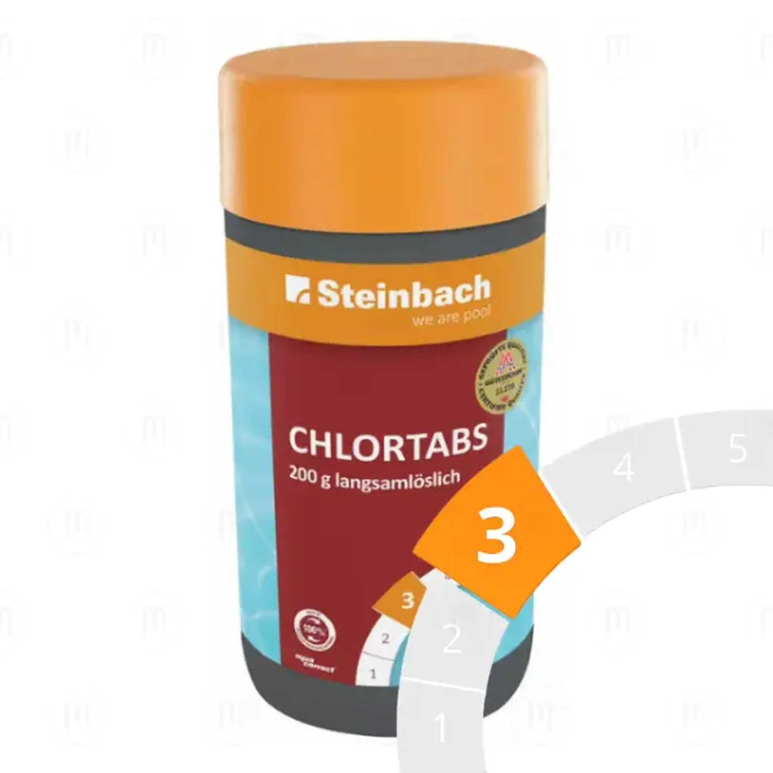 Pastile de clor cu dizolvare lentă 5 buc. x 200 g, 1 kg