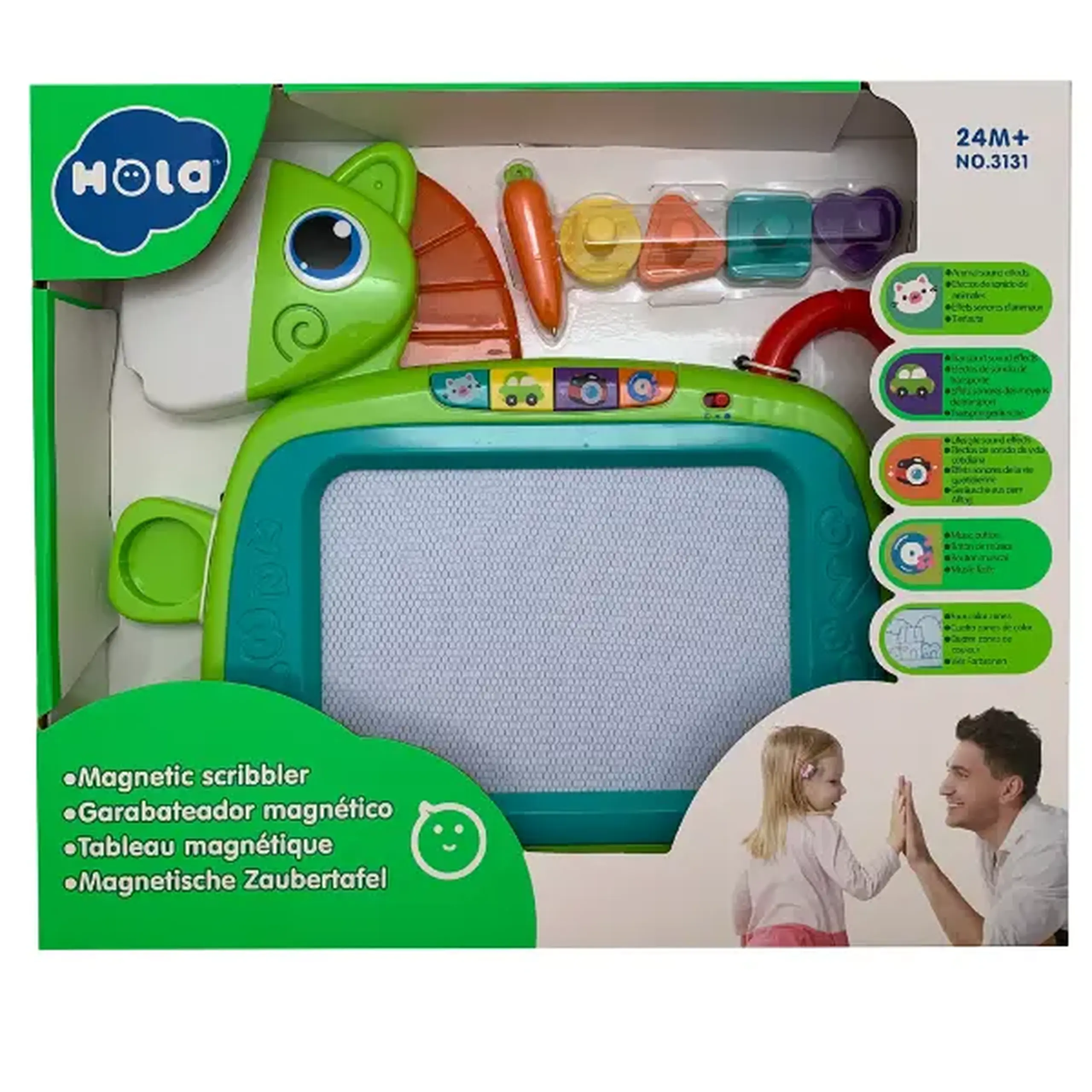 Tabla magnetica pentru desen "Calut" cu muzica si lumina