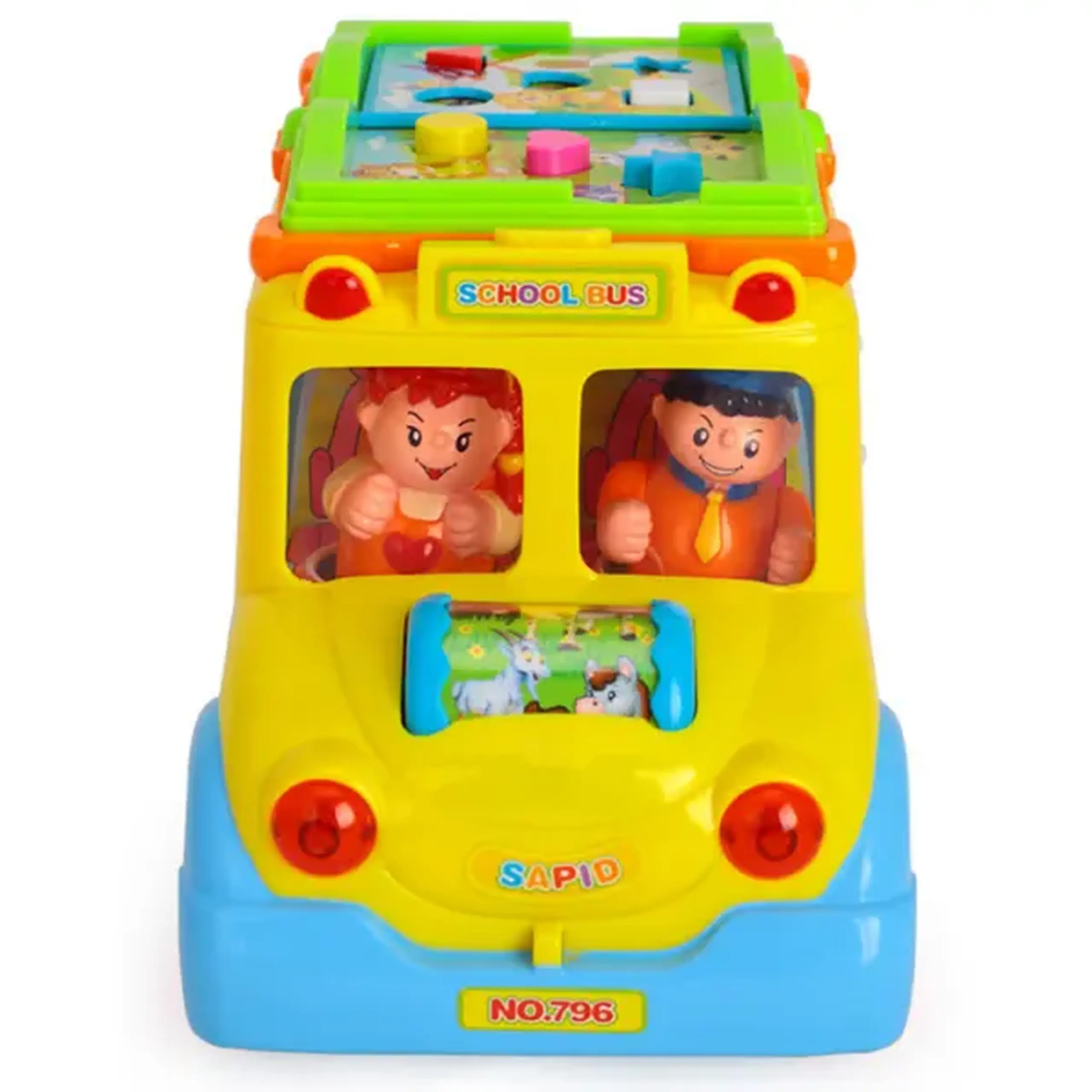 Busyboard "Autobuzul școlar" cu sunet si lumina