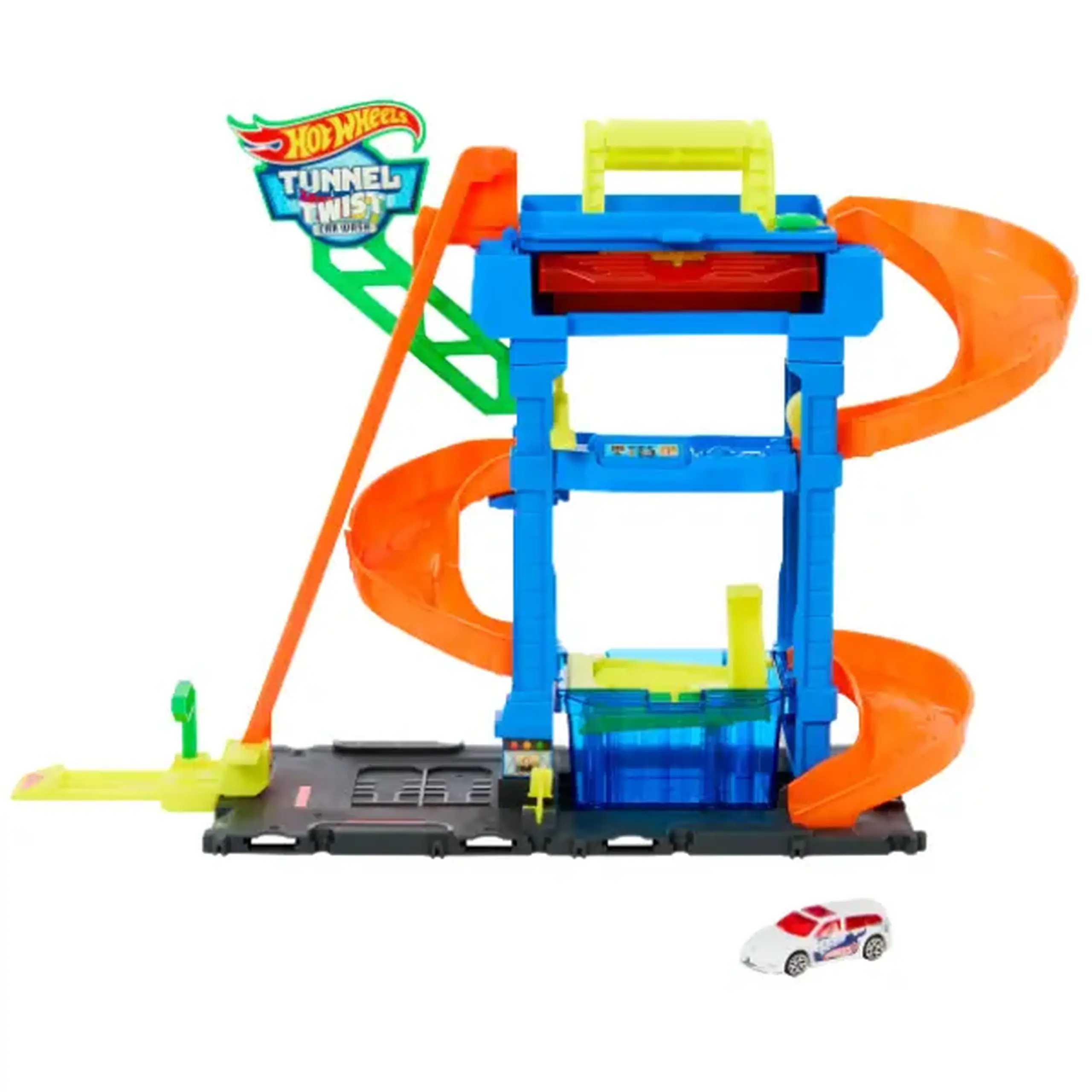 Hot Wheels Track "Spălătorie Tunel urban Twist"
