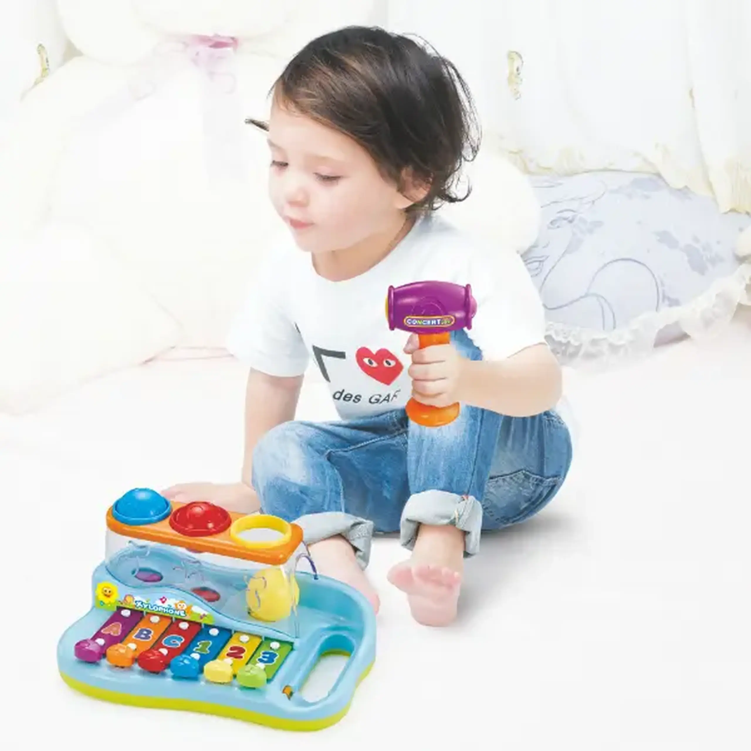 Jucarie muzicala "Xilofon cu bile Pop 'N Play"