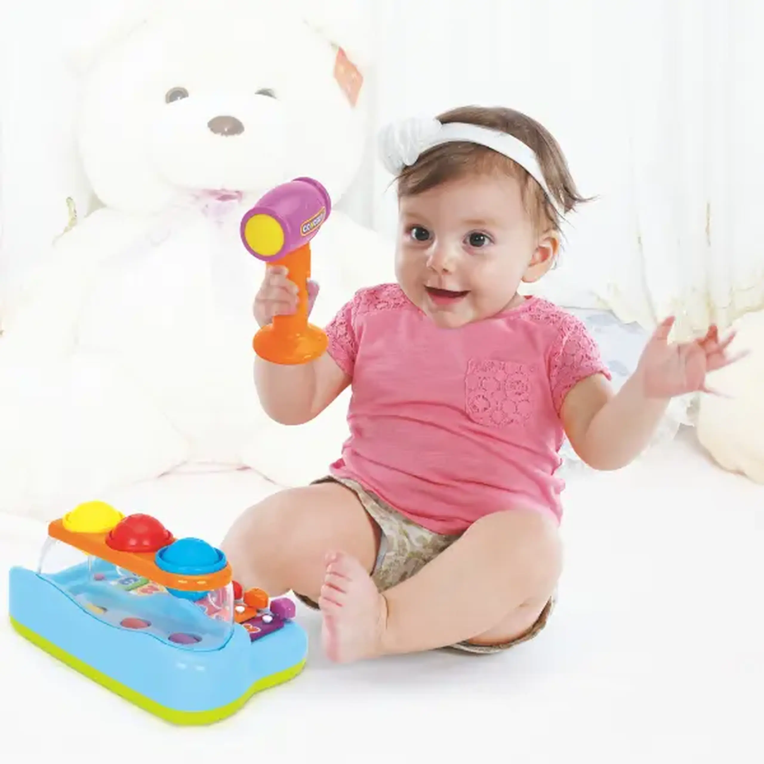 Jucarie muzicala "Xilofon cu bile Pop 'N Play"